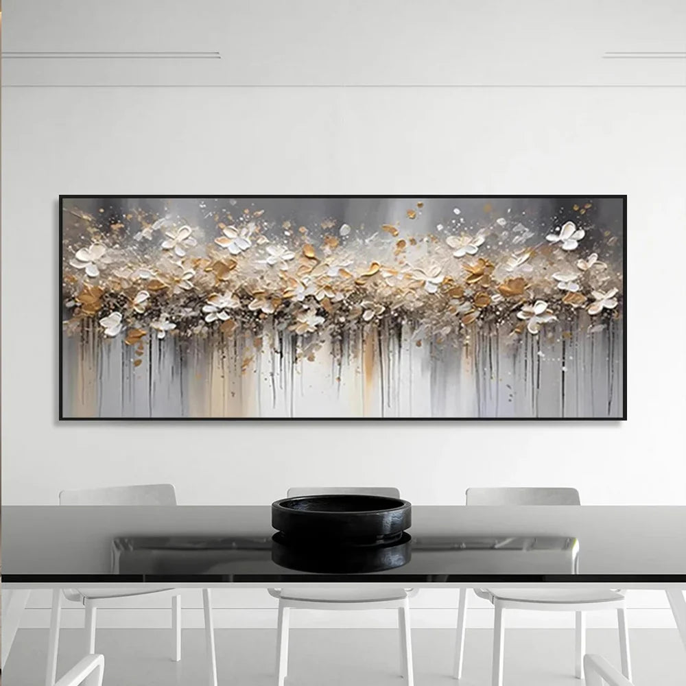 Flower Textured Painting Canvas #FP062