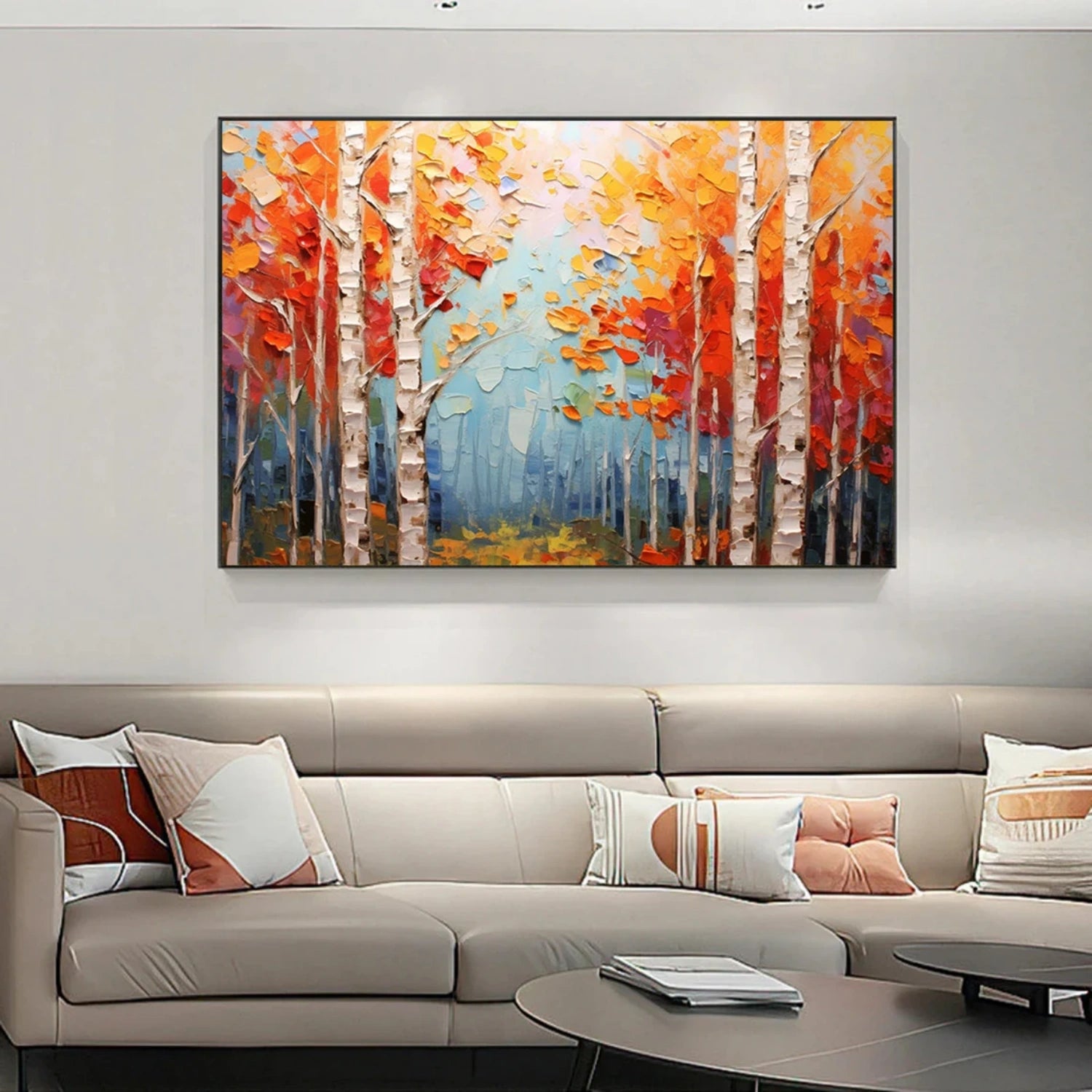 Tree Abstract Textured Wall Art #TP049