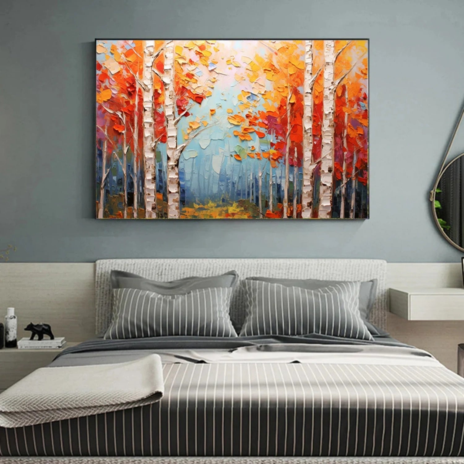 Tree Abstract Textured Wall Art #TP049