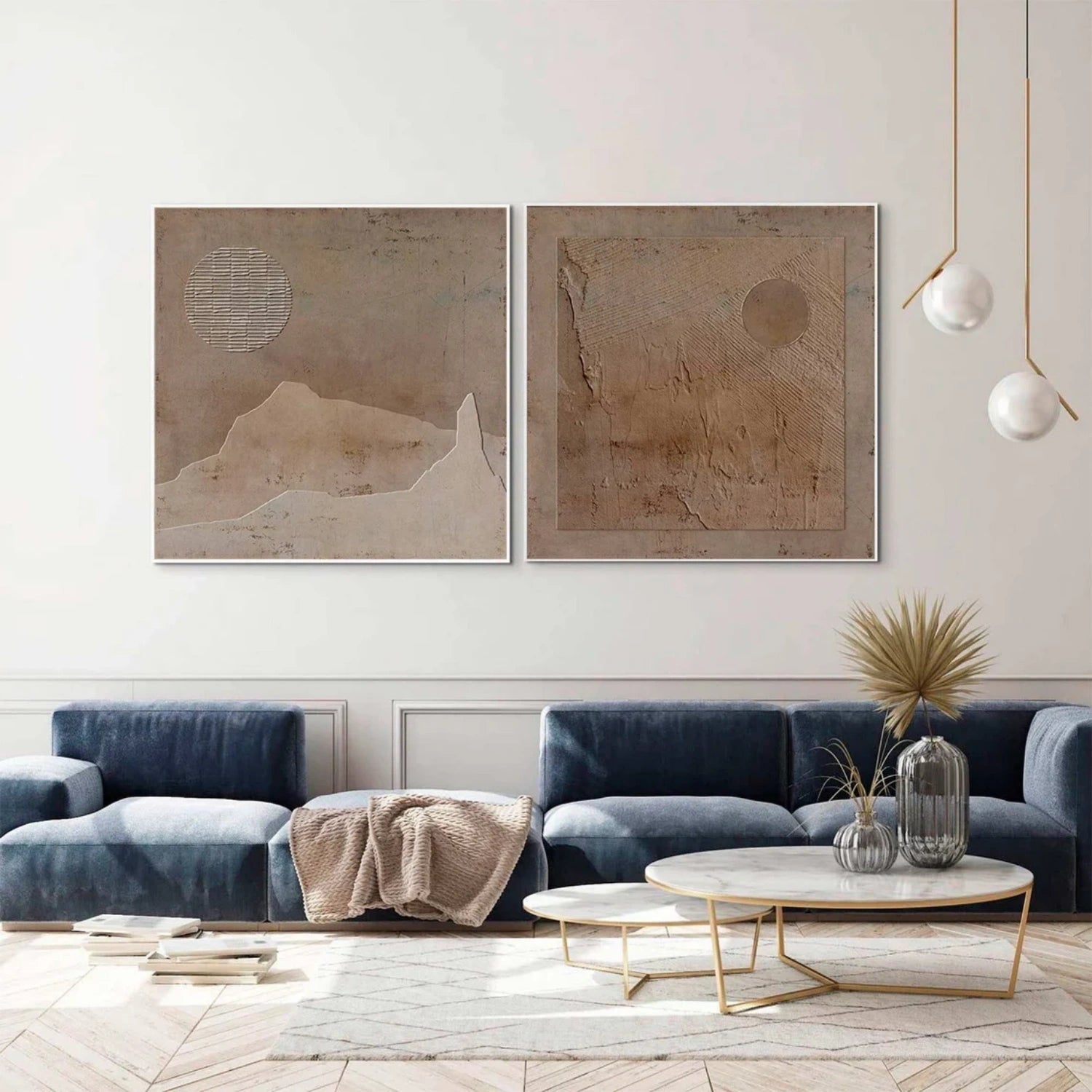 Wabi Sabi Canvas Art Set of 2 #WS058