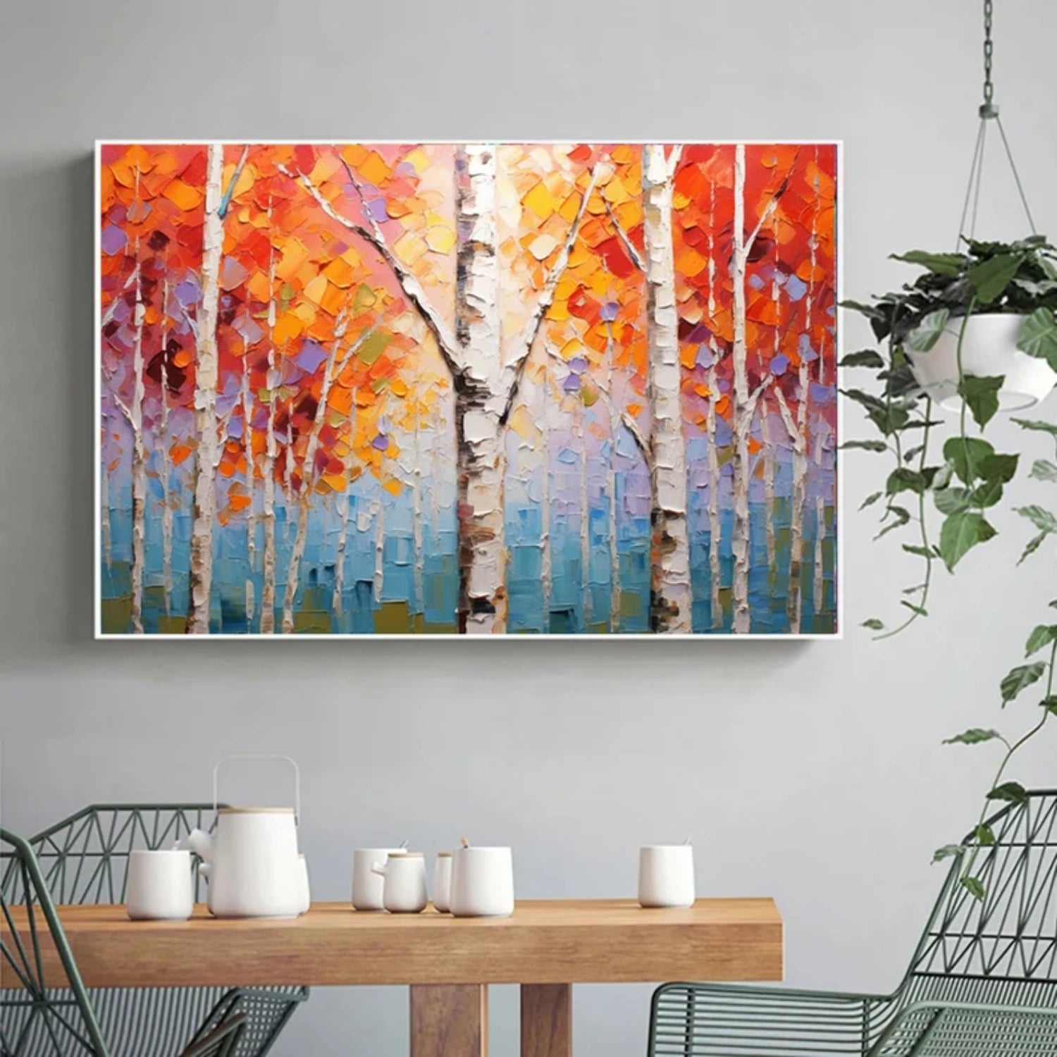 Tree Abstract Textured Wall Art #TP050