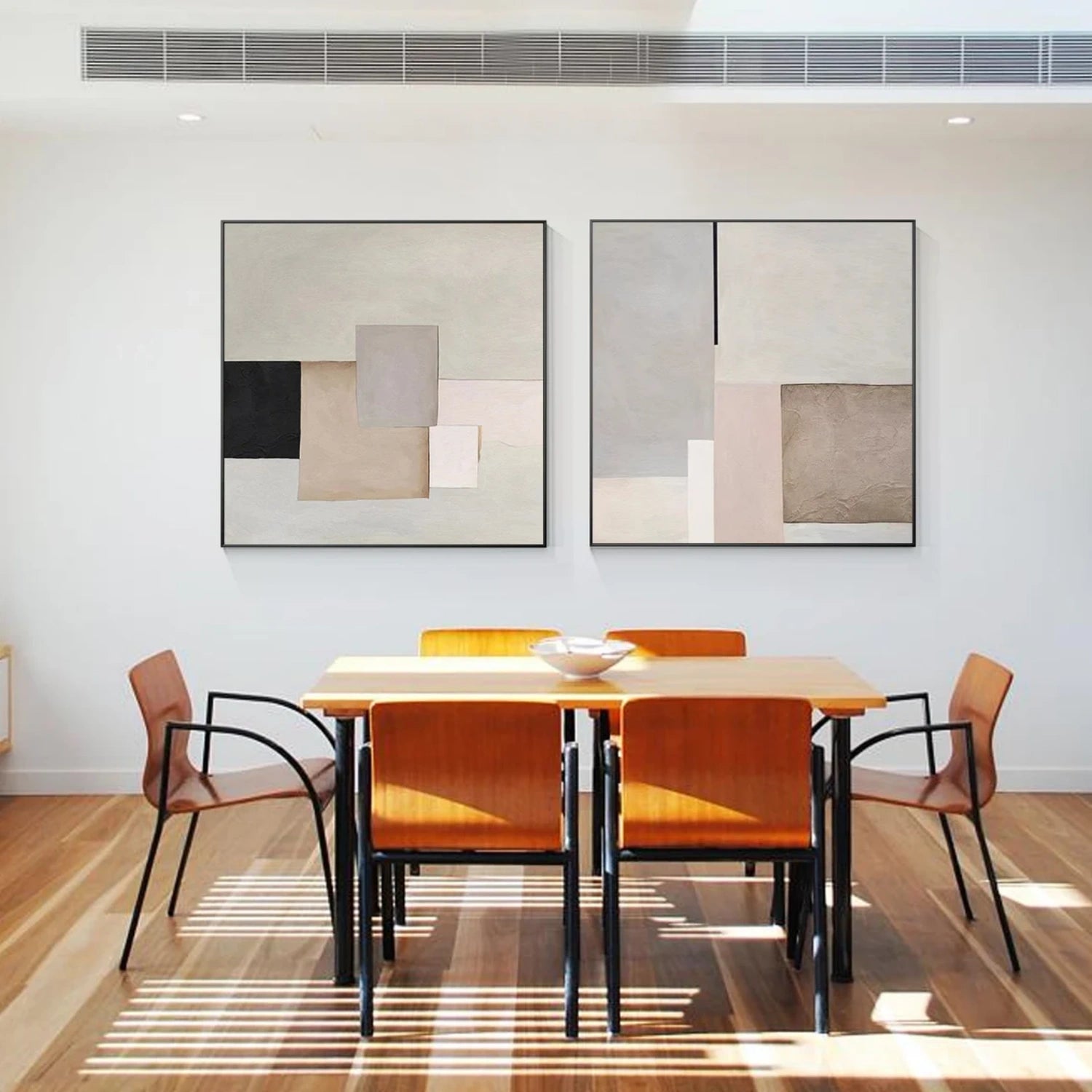 Abstract Canvas Wall Art Set of 2 #AP247