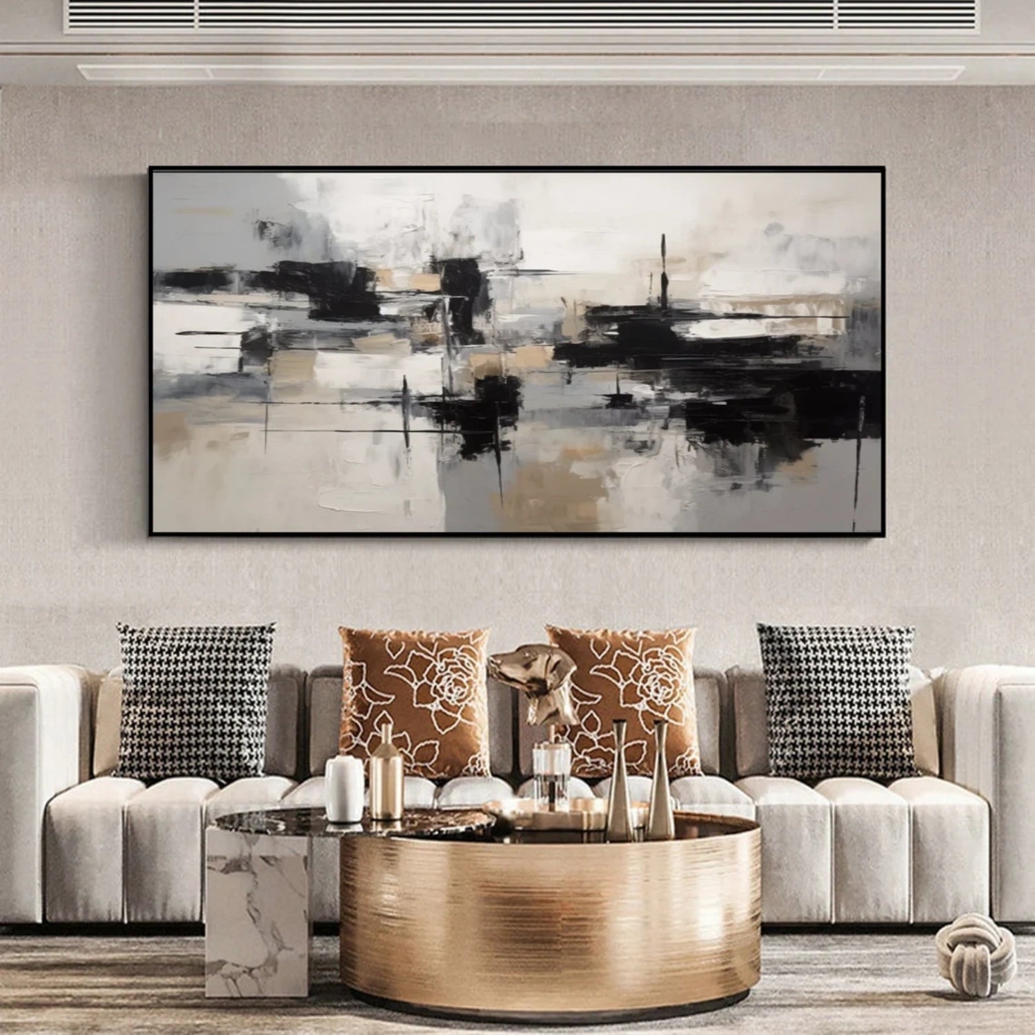 Abstract Canvas Wall Art #AP236