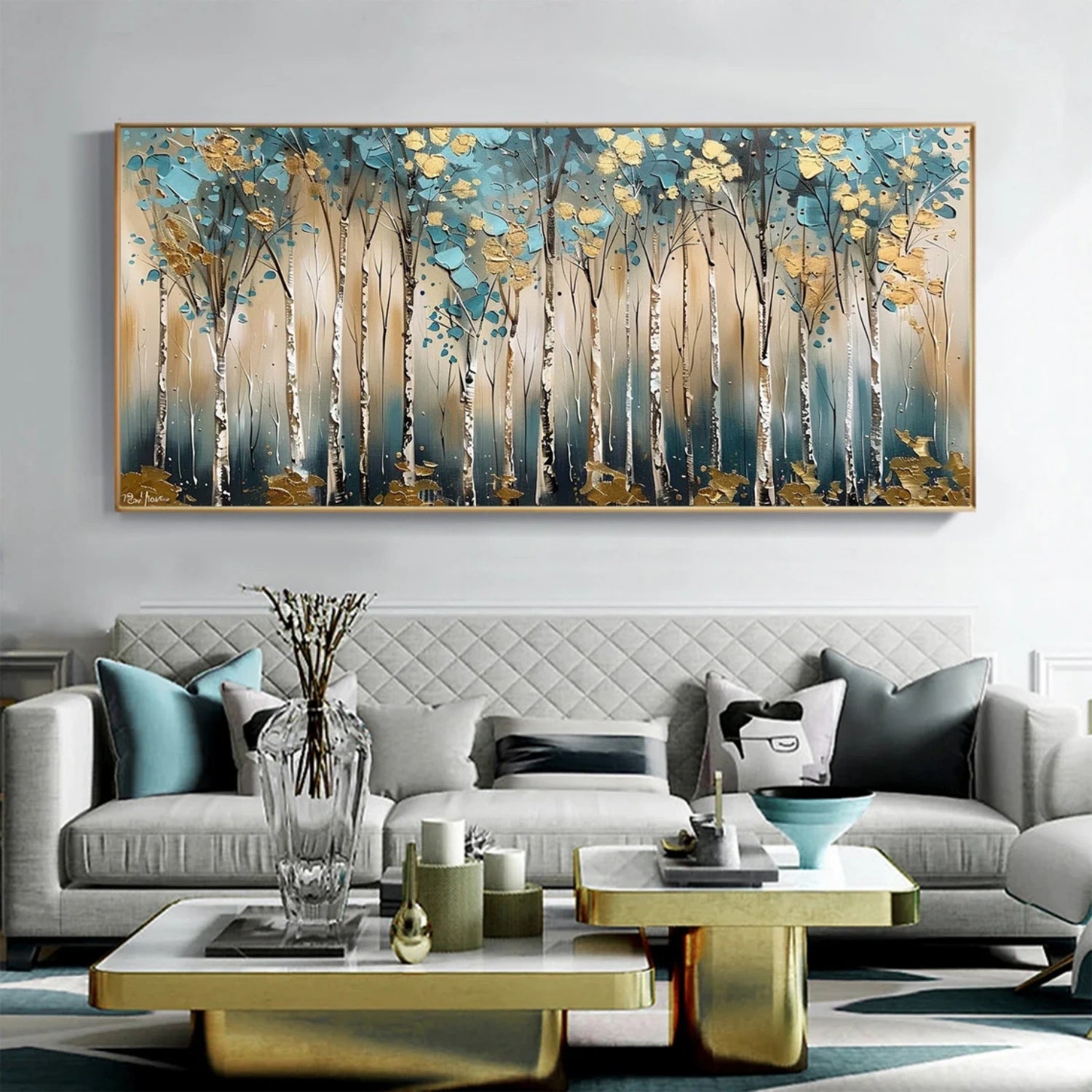 Tree Abstract Textured Wall Art #TP044