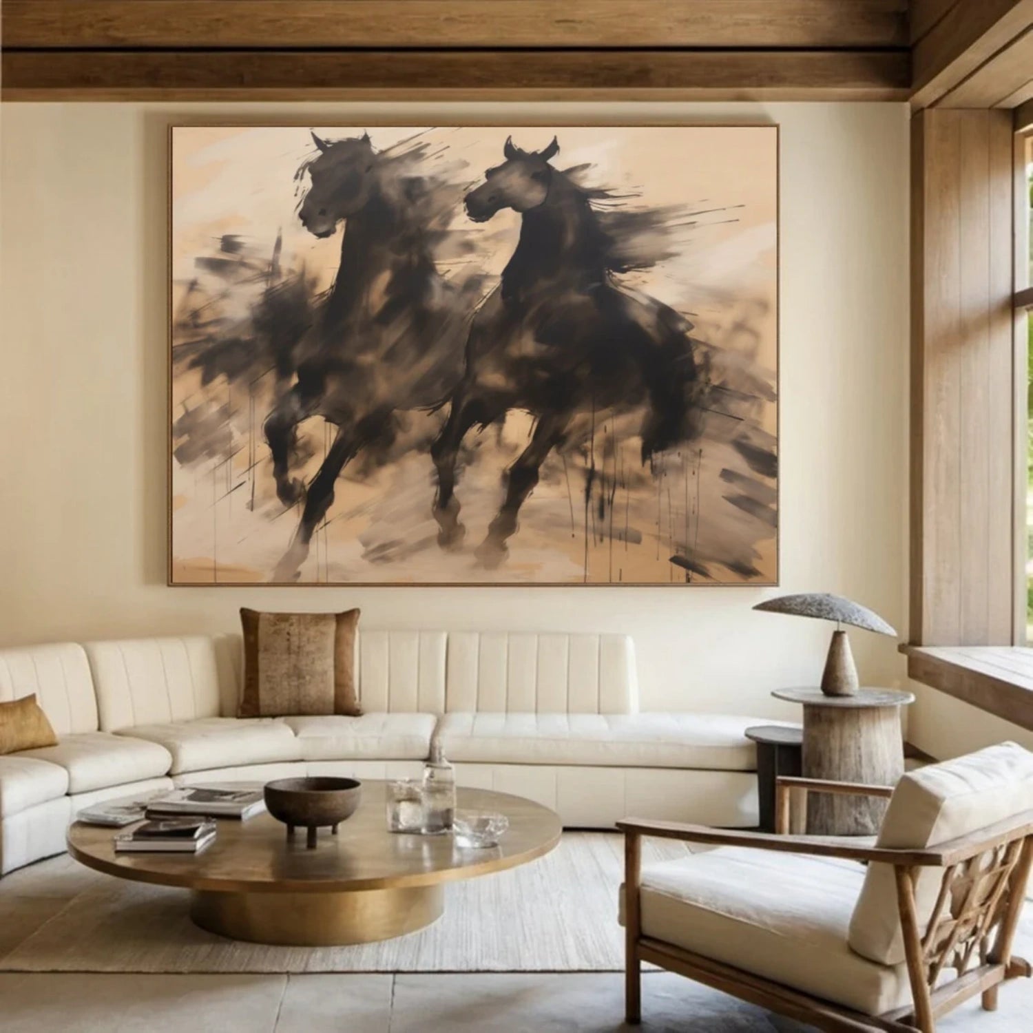 Abstract Animal Horse Wall Art #AC044