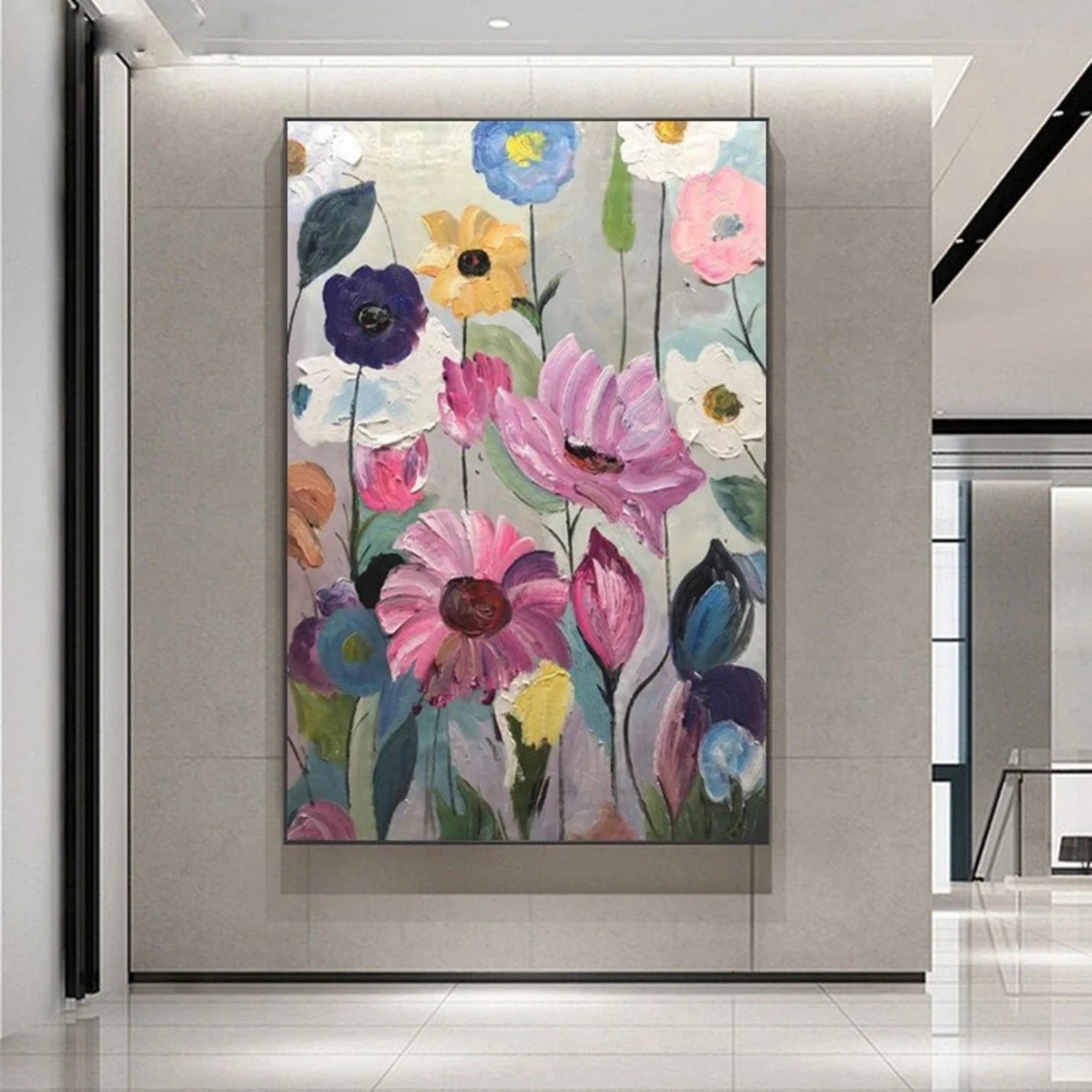 Flower Abstract Wall Art #FP111