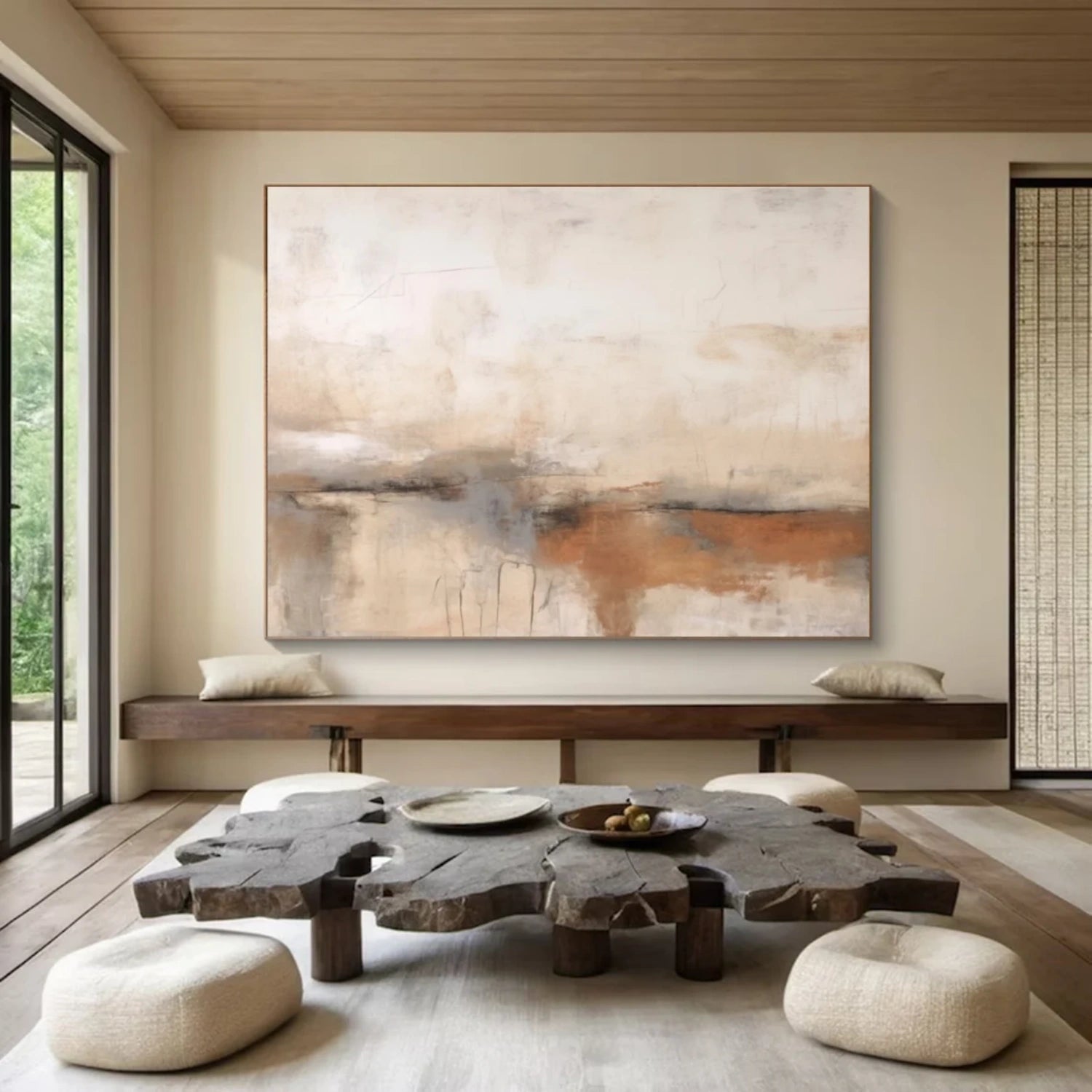 Abstract Canvas Wall Art #AP238