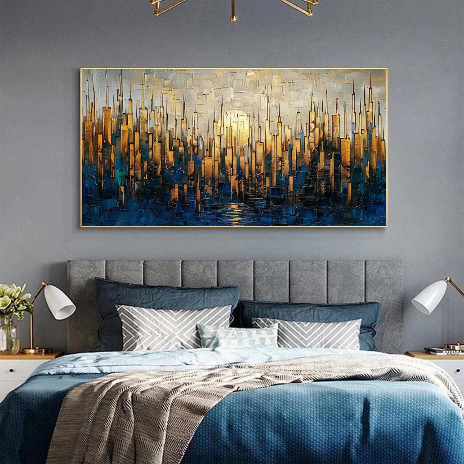 Abstract Textured Painting Canvas #AT097