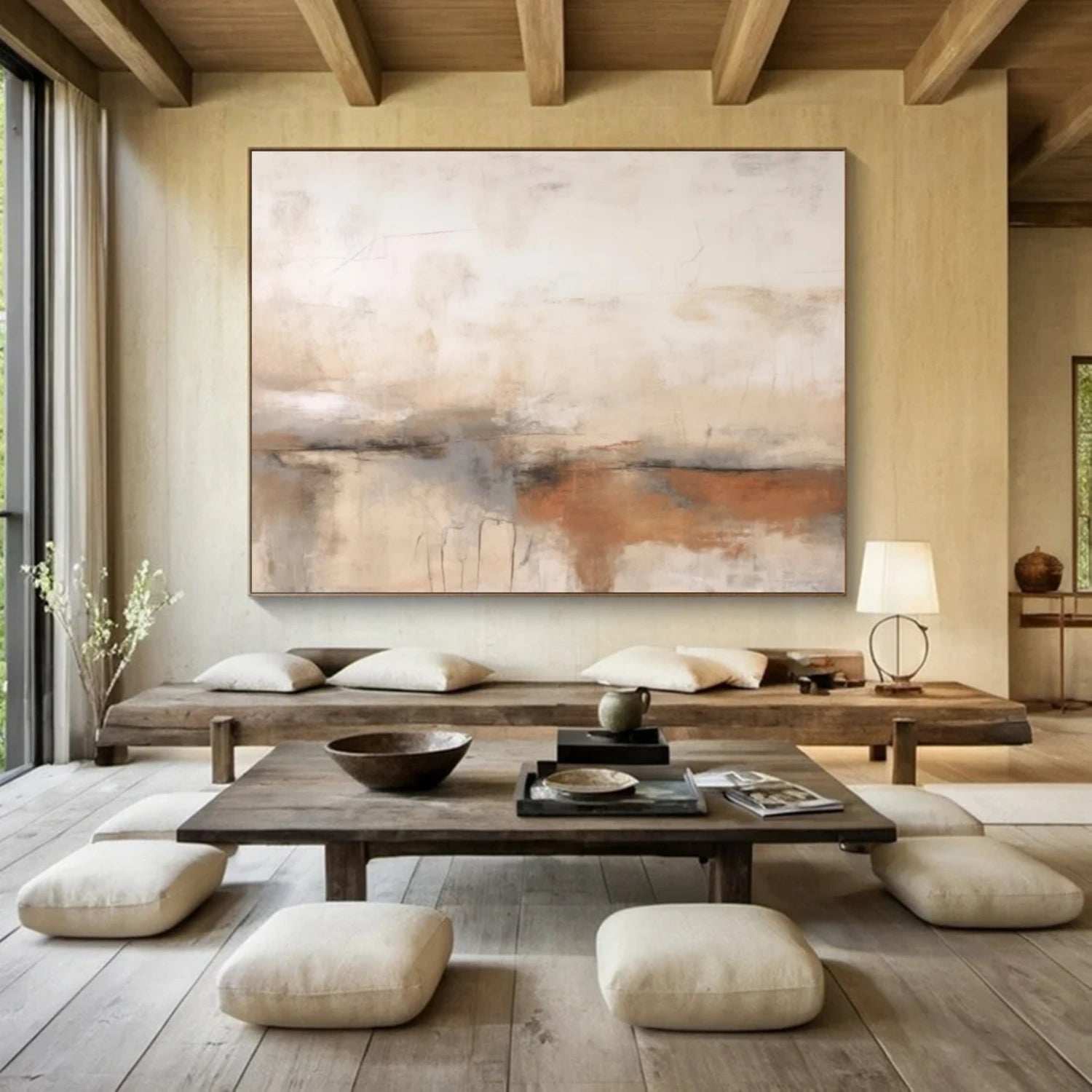 Abstract Canvas Wall Art #AP238