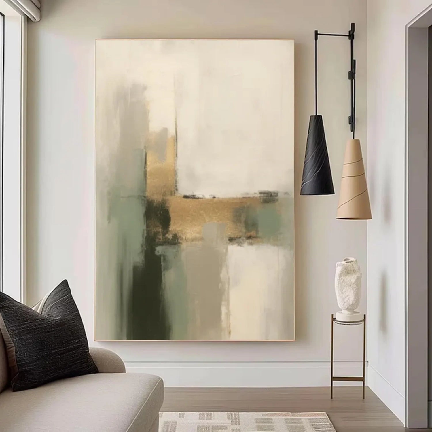 Abstract Canvas Wall Art #AP242