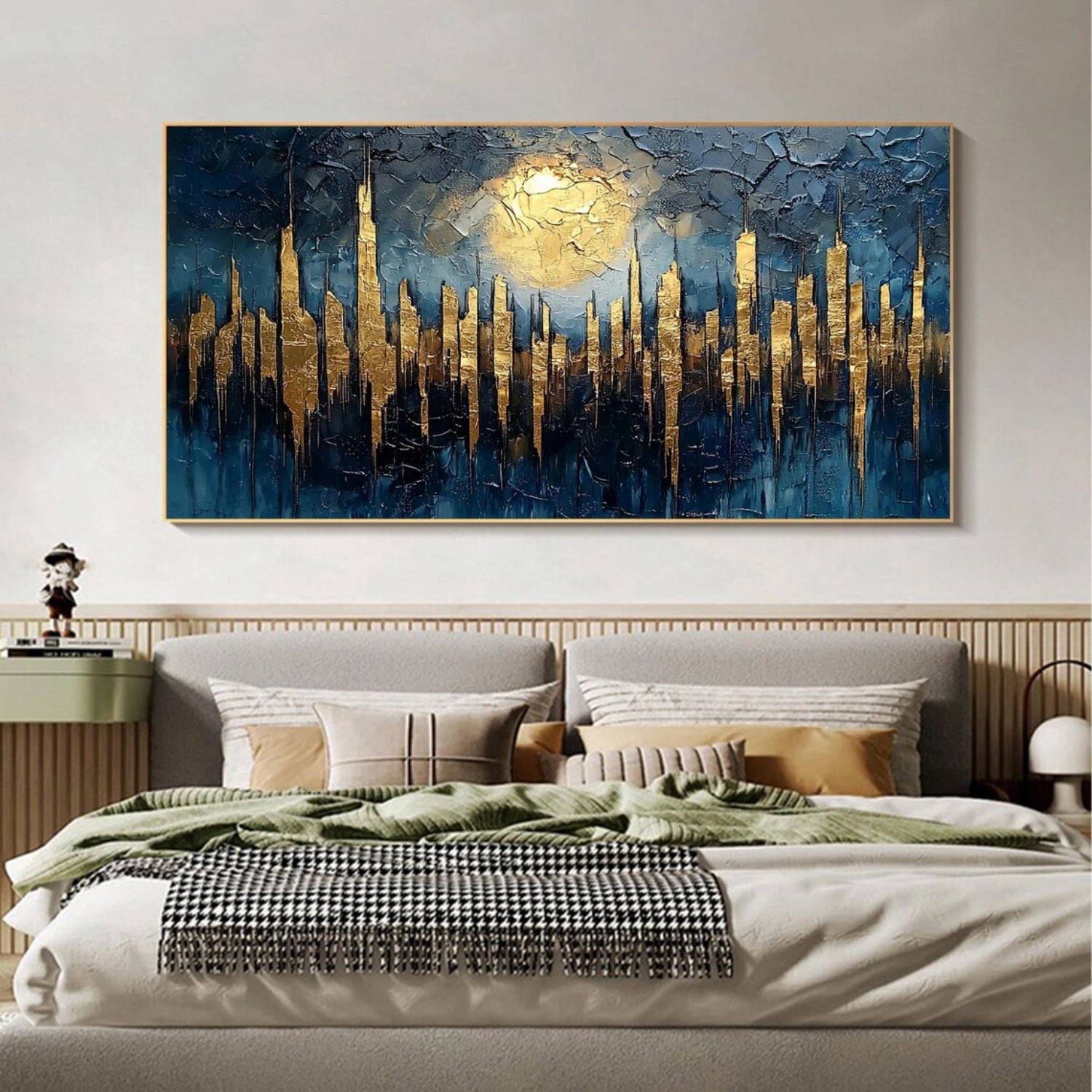 Abstract Textured Painting Canvas #AT096