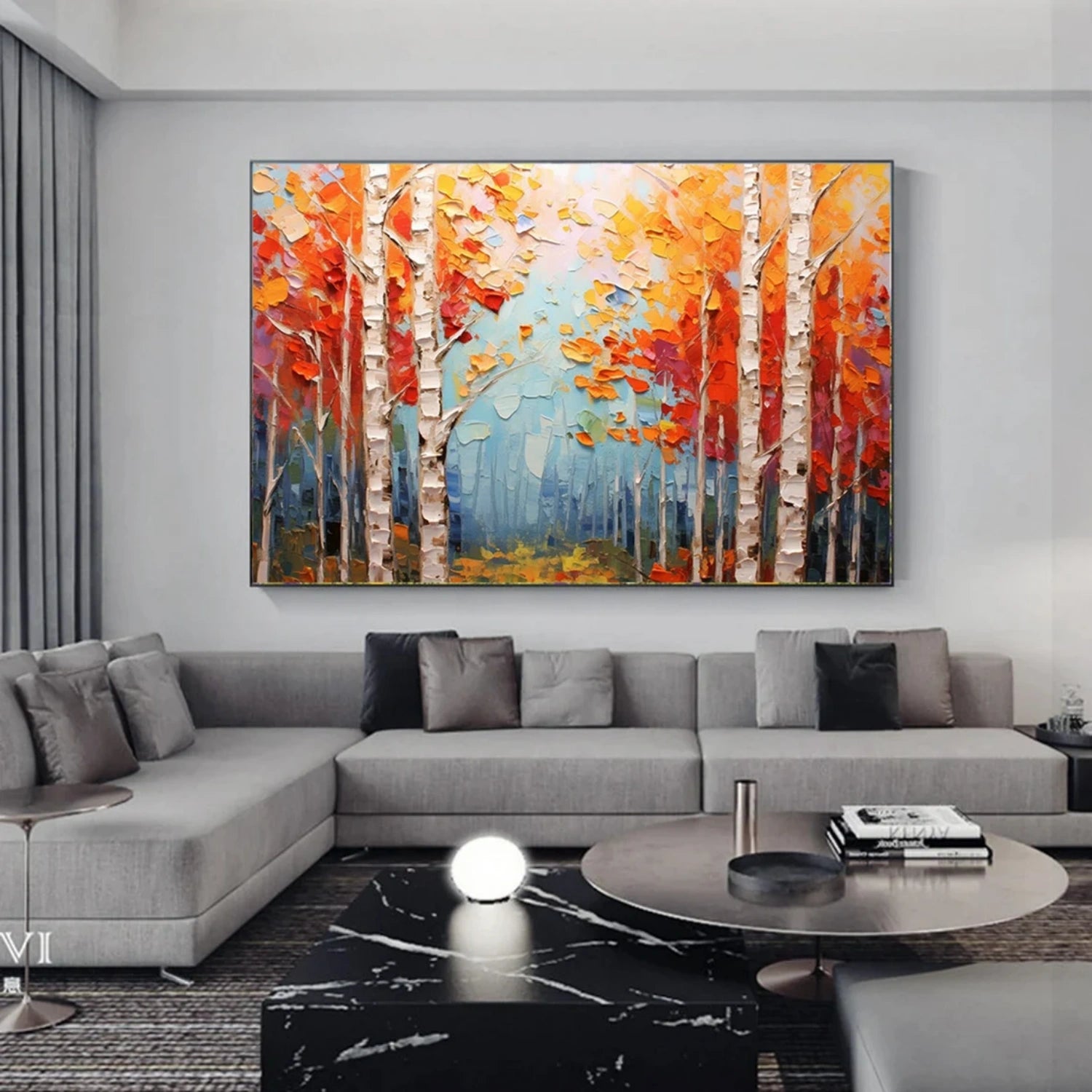 Tree Abstract Textured Wall Art #TP049