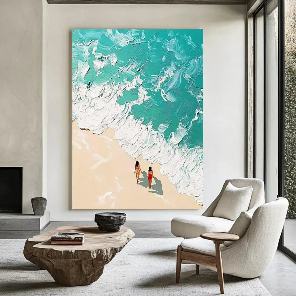 Swimming Sport Textured Wall Art #MS037