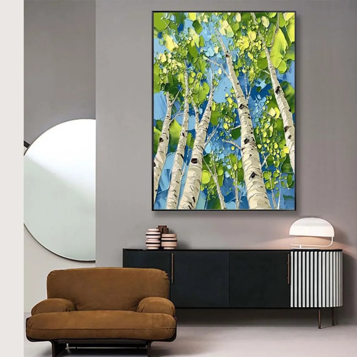 Tree Abstract Textured Wall Art #TP038