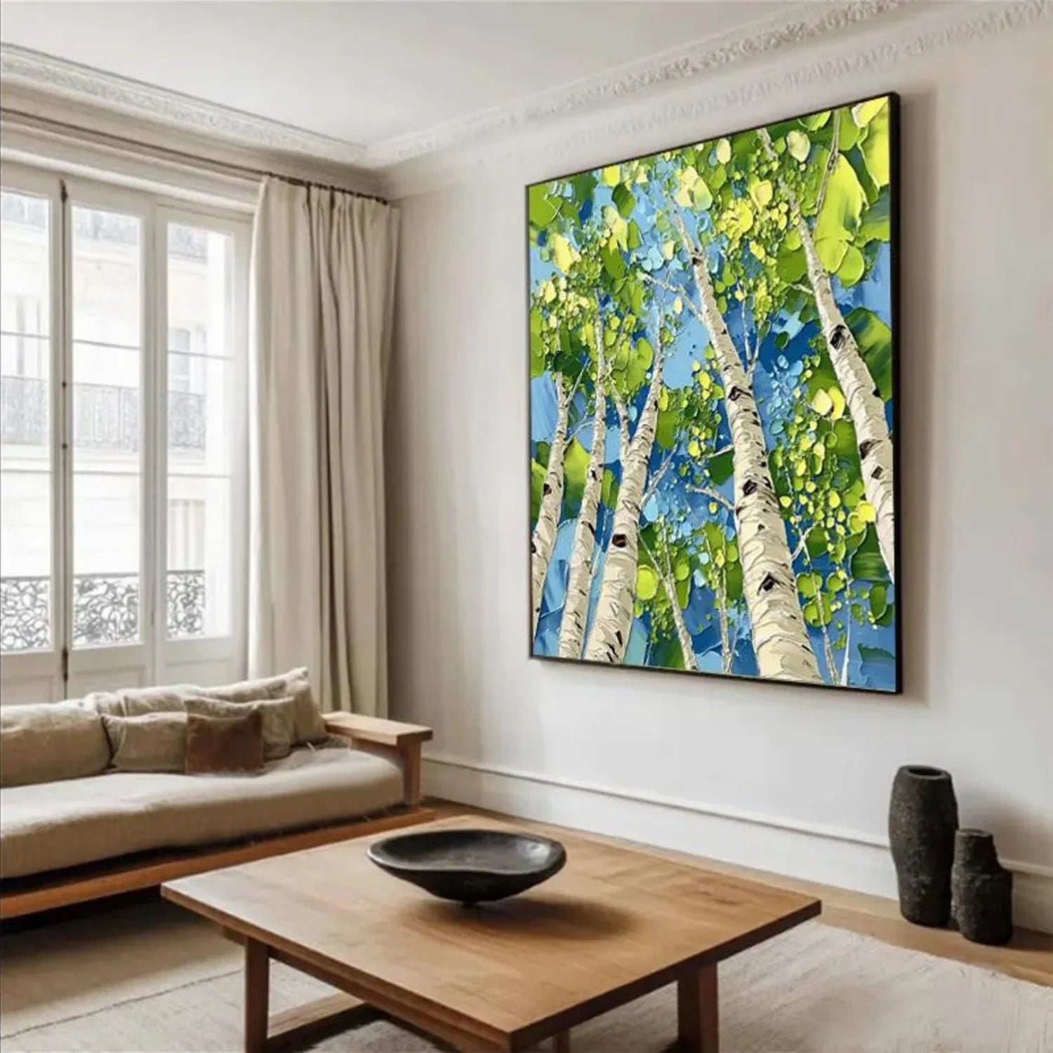 Tree Abstract Textured Wall Art #TP038