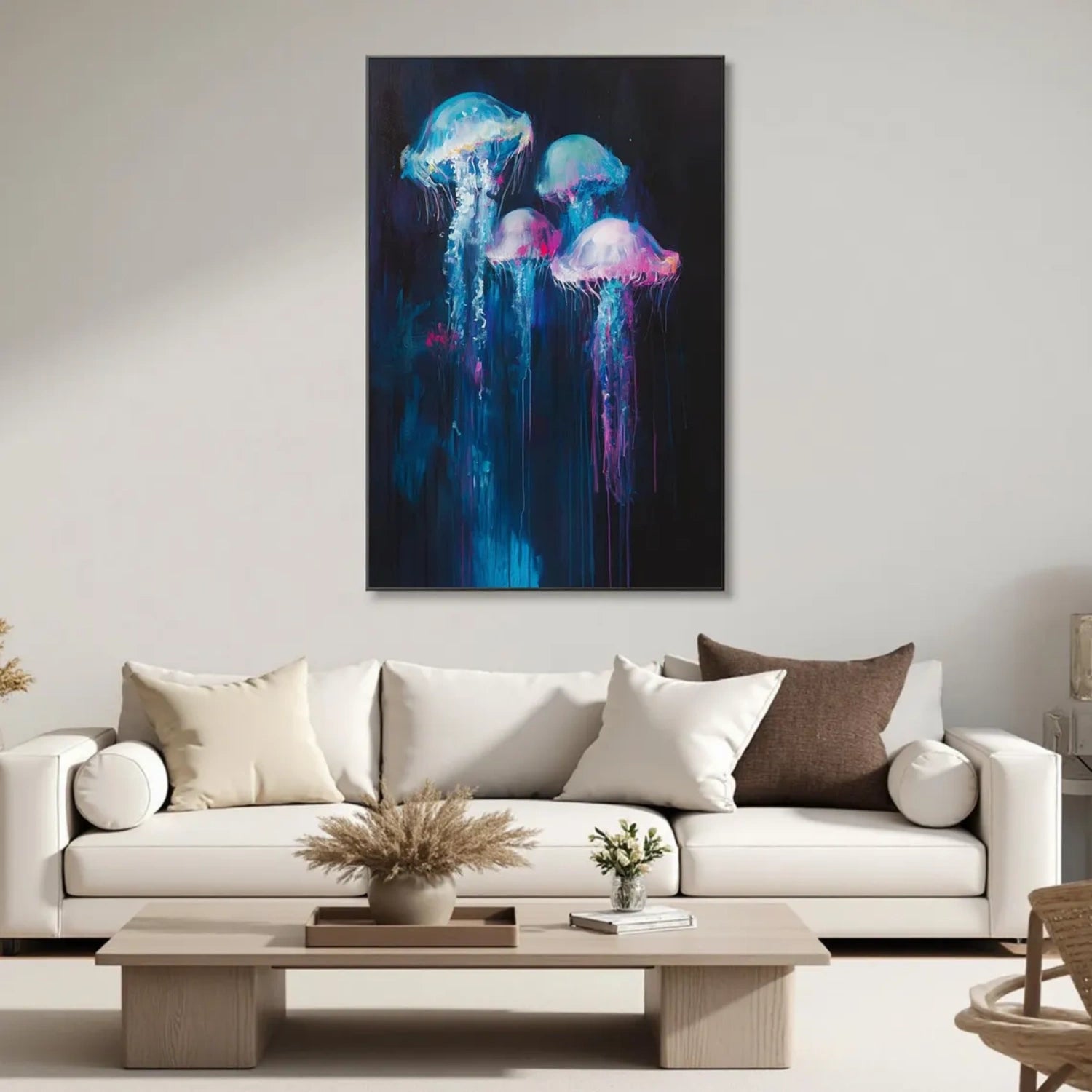 Abstract Animal Art Jellyfish Wall Art #AC041