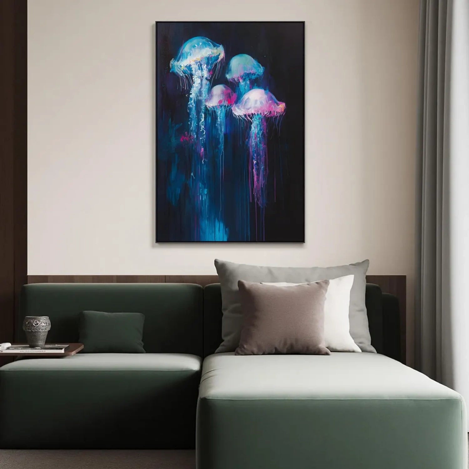 Abstract Animal Art Jellyfish Wall Art #AC041