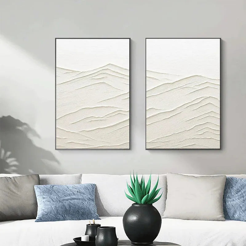 Mountain Textured Canvas Art Set of 2 #MO009