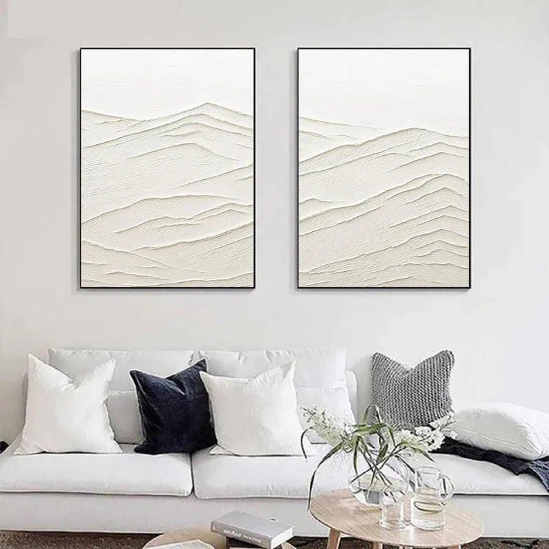 Mountain Textured Canvas Art Set of 2 #MO009