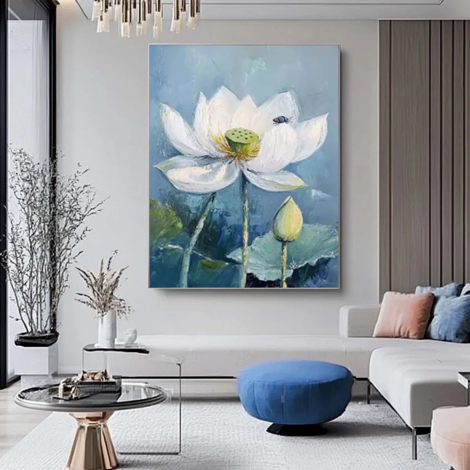 Flower Painting Canvas #FP079