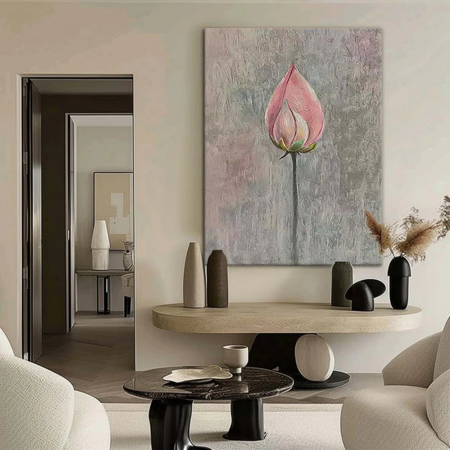 Flower Painting Canvas #FP076