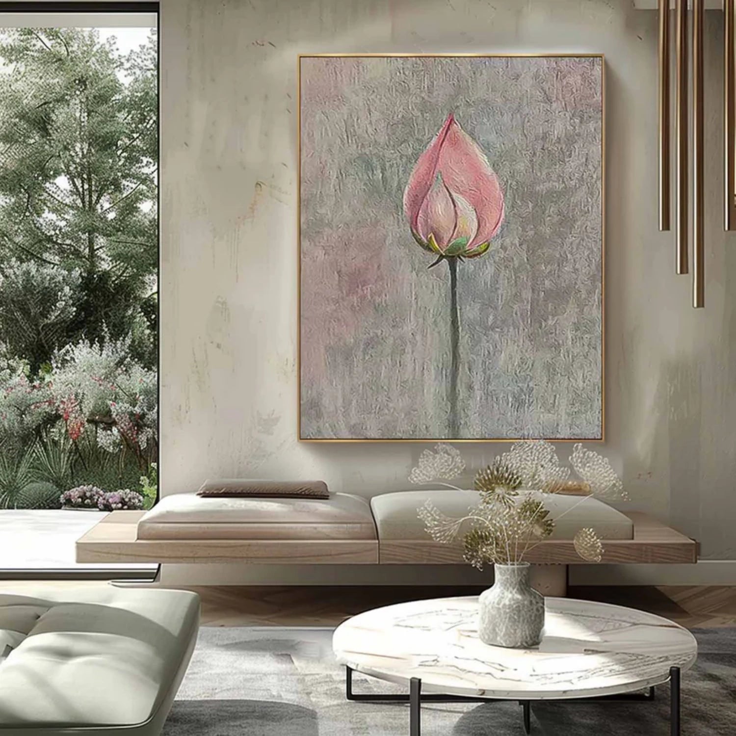 Flower Painting Canvas #FP076
