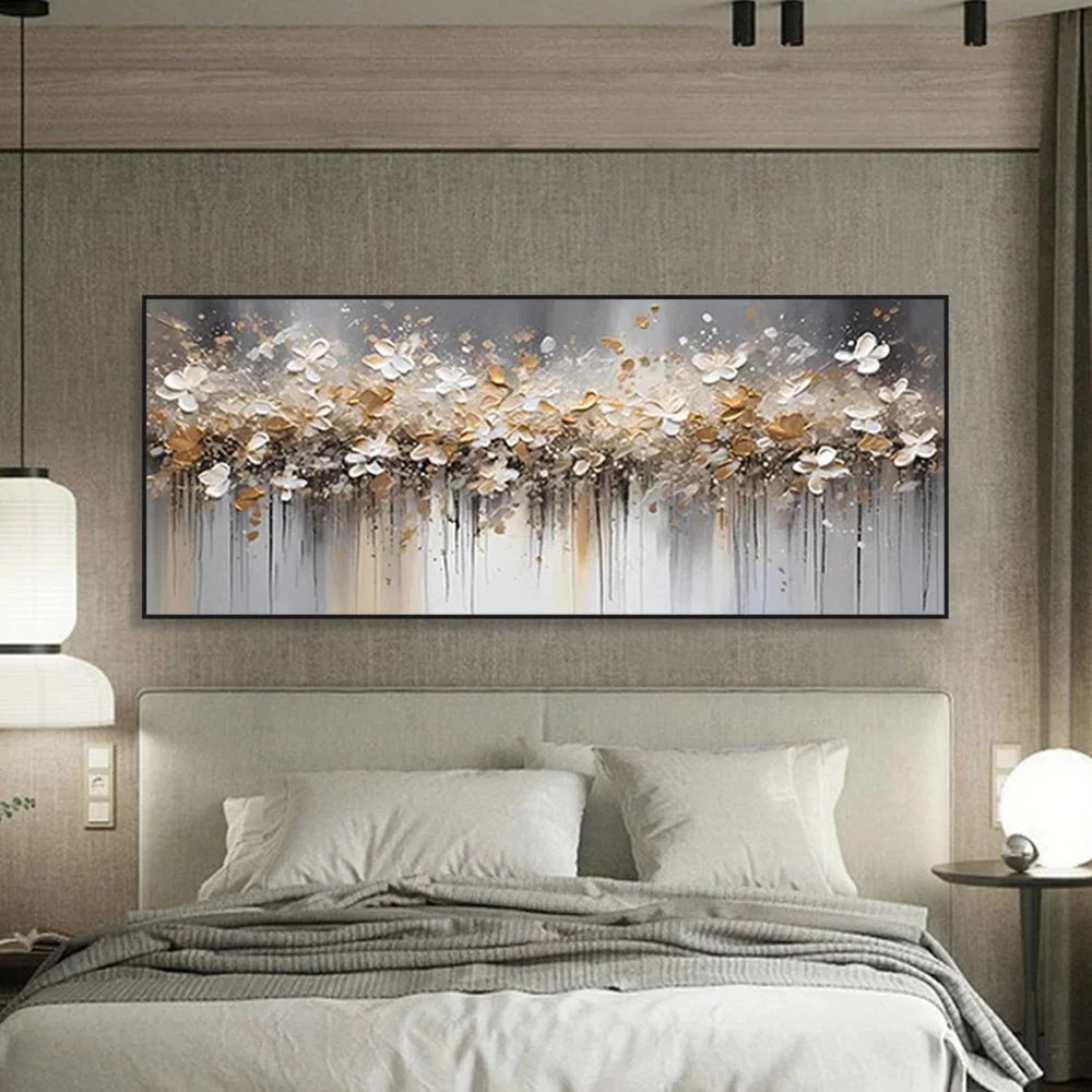 Flower Textured Painting Canvas #FP062