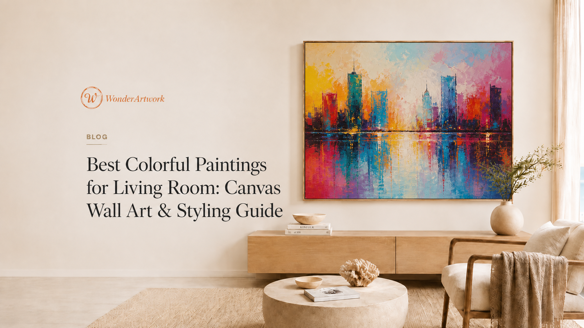 Best Colorful Paintings for Living Room: Canvas Wall Art & Styling Guide