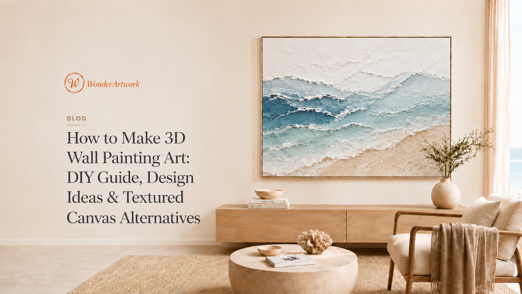 How to Make 3D Wall Painting Art- DIY Guide, Design Ideas &amp; Textured Canvas Alternatives