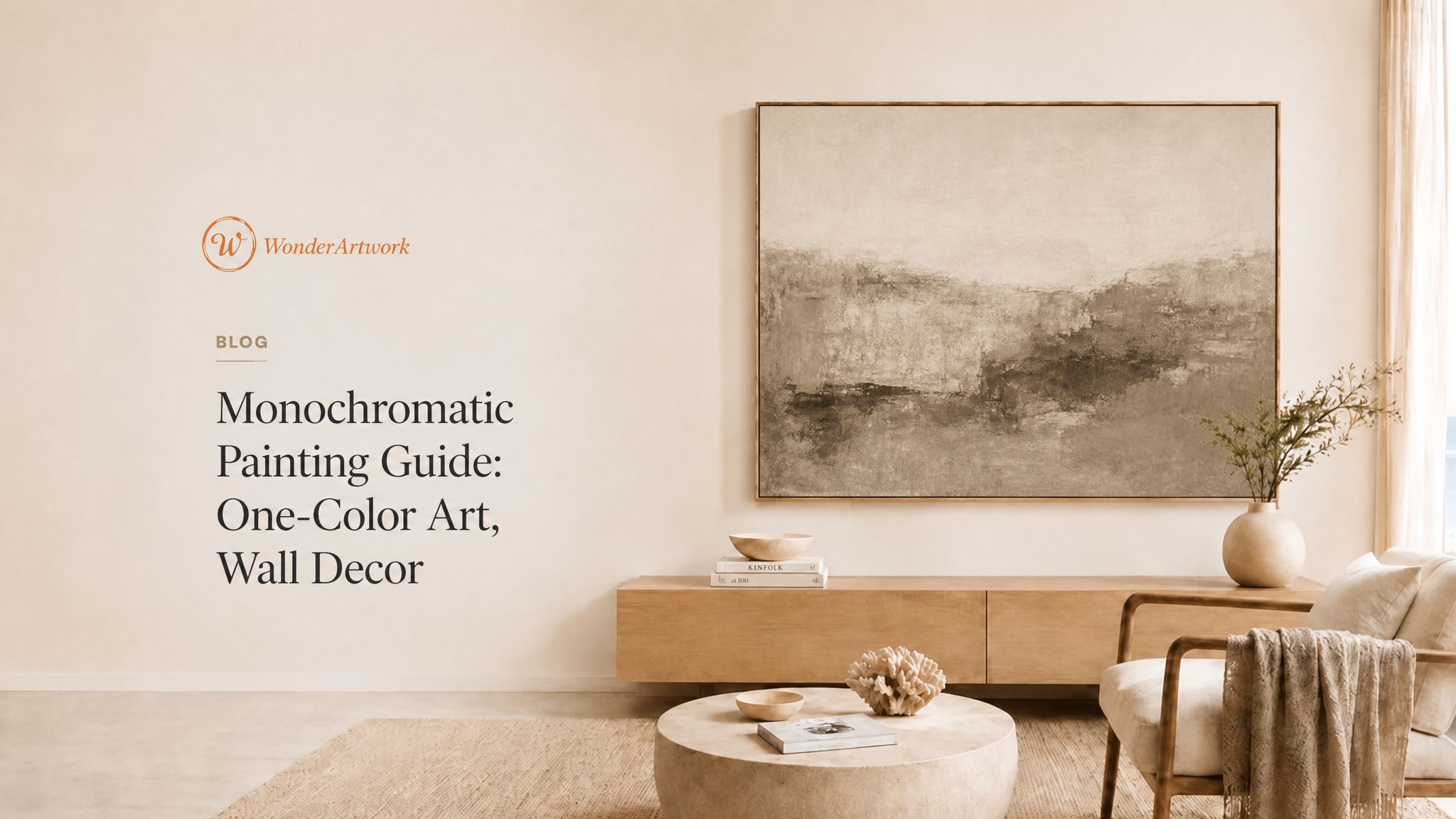 Monochromatic Painting Guide: One-Color Art, Wall Decor