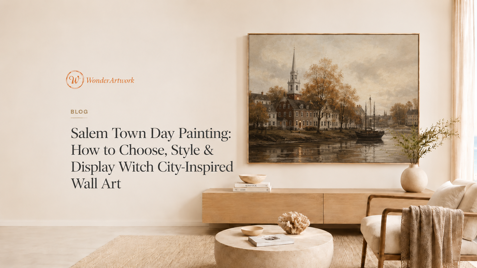 Salem Town Day Painting: How to Choose, Style & Display Witch City-Inspired Wall Art