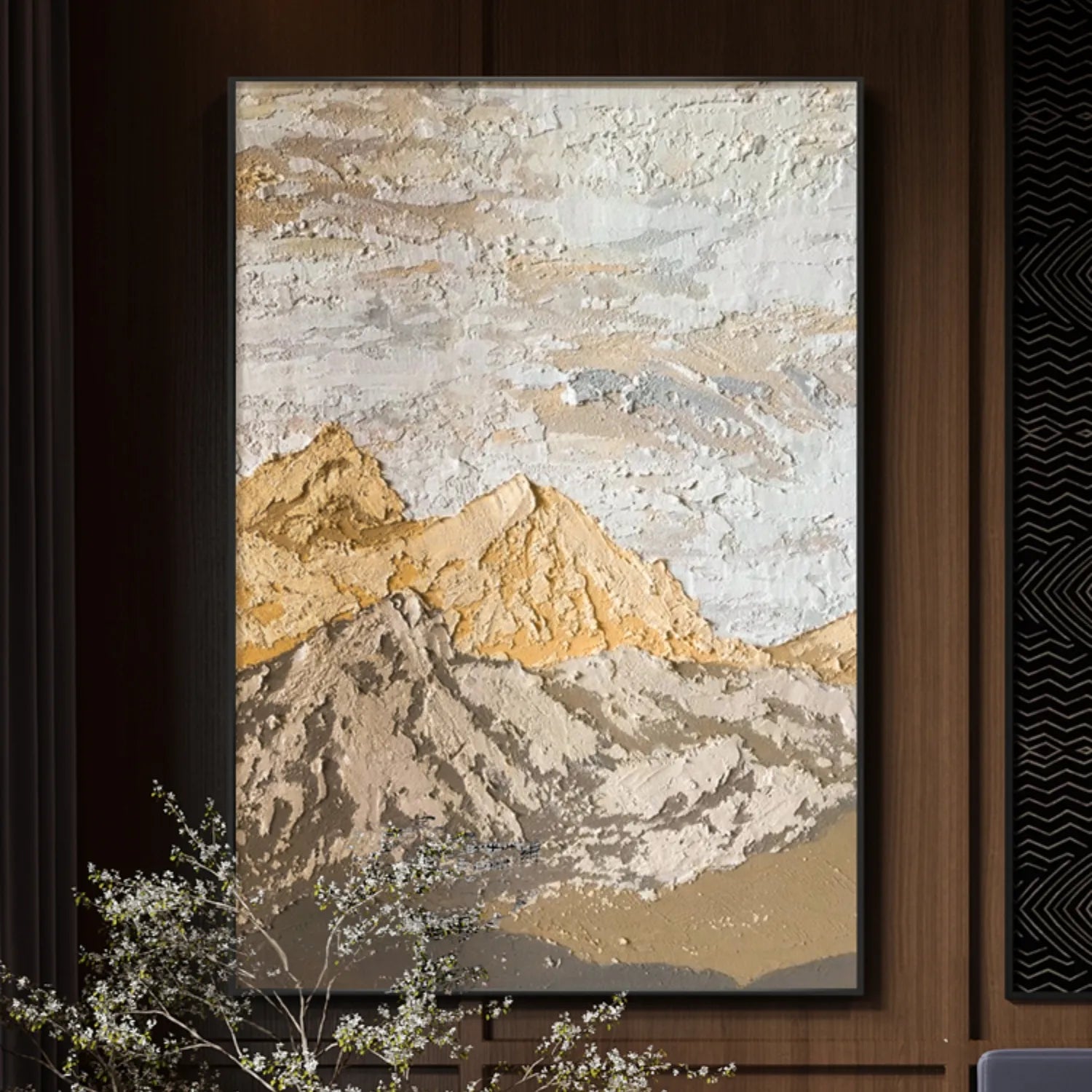 Mountain Textured Abstract Painting #MT005