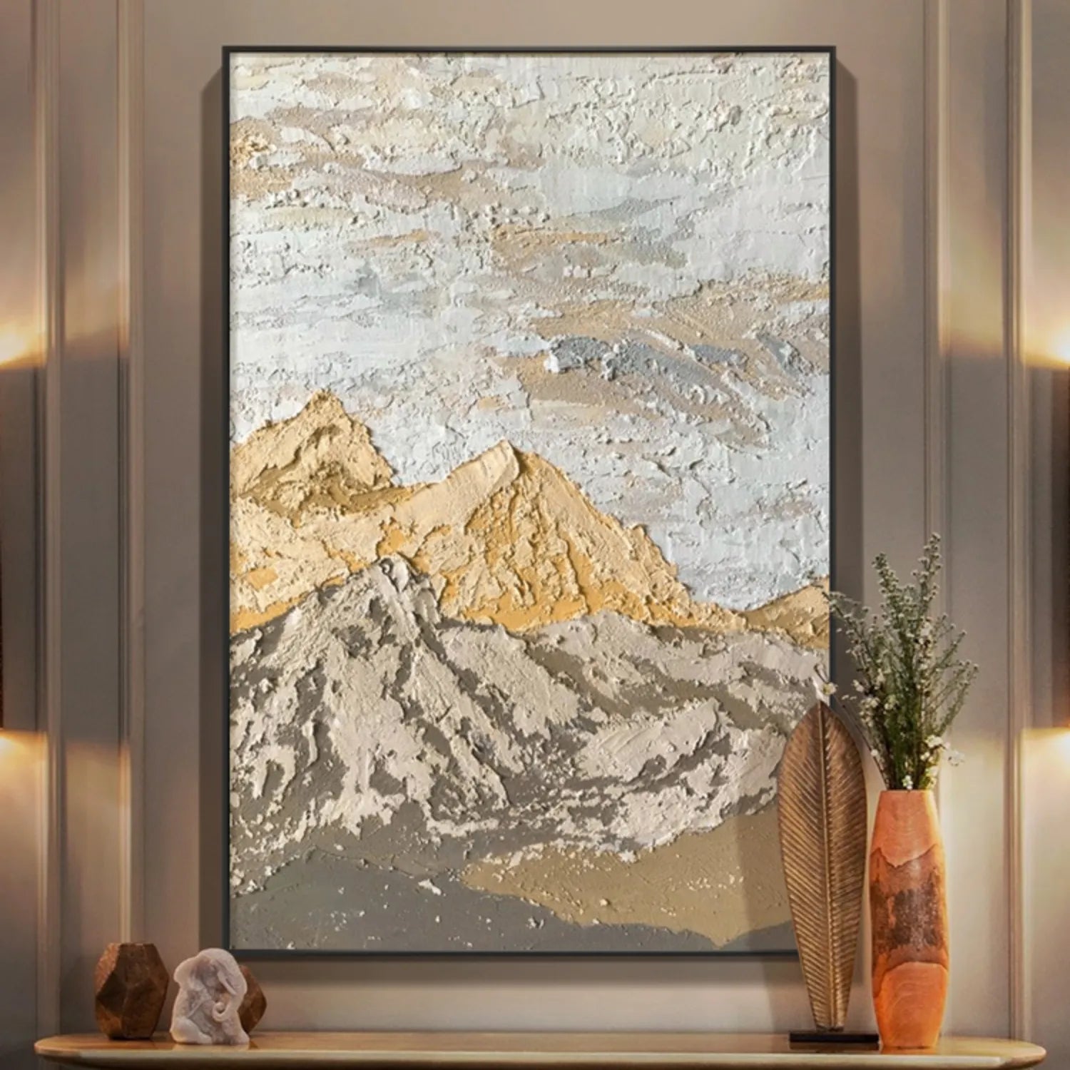 Mountain Textured Abstract Painting #MT005