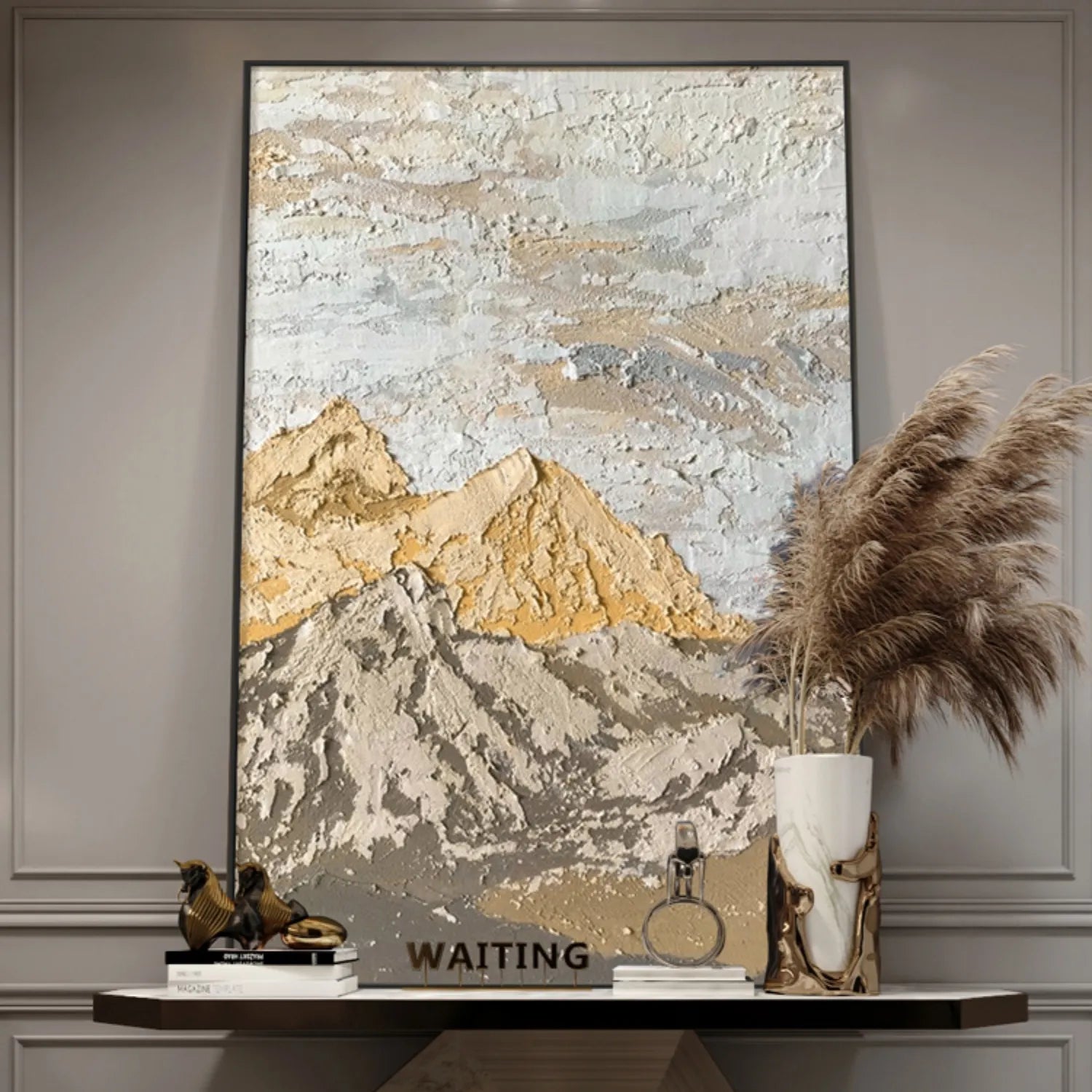 Mountain Textured Abstract Painting #MT005