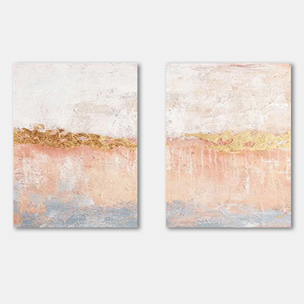 Abstract Painting Canvas Set of 2 #AP001