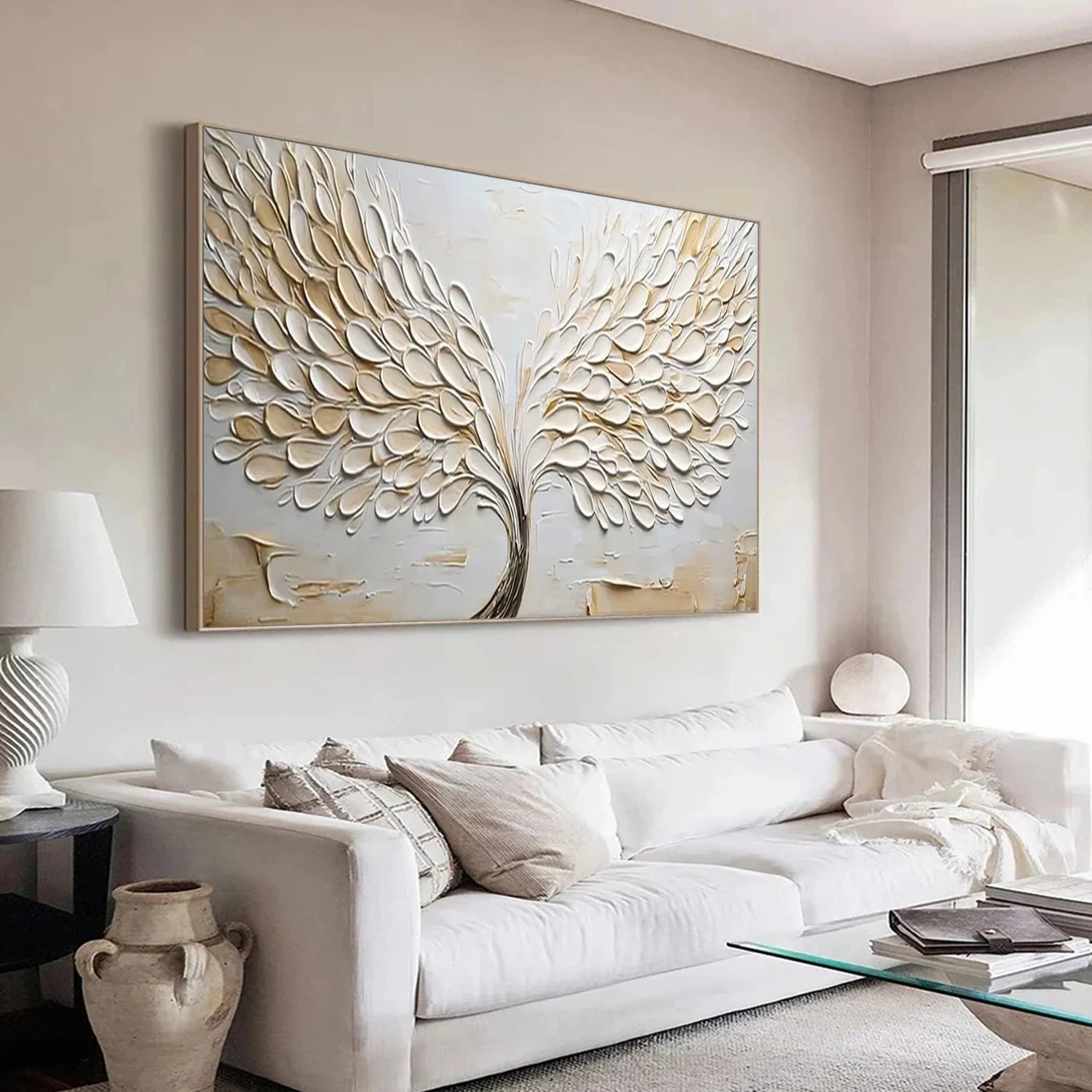 Tree Abstract Textured Wall Art #TP086