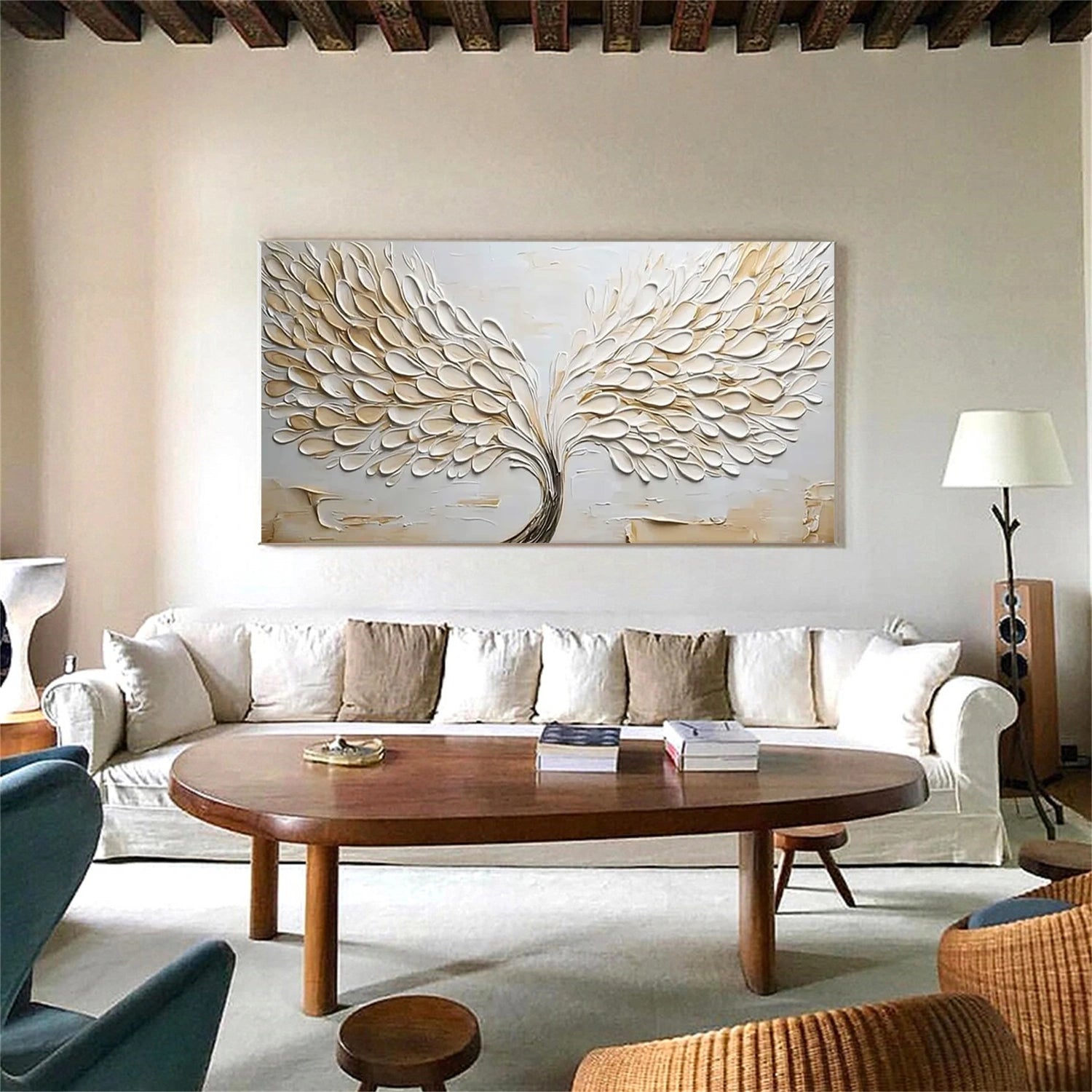 Tree Abstract Textured Wall Art #TP086