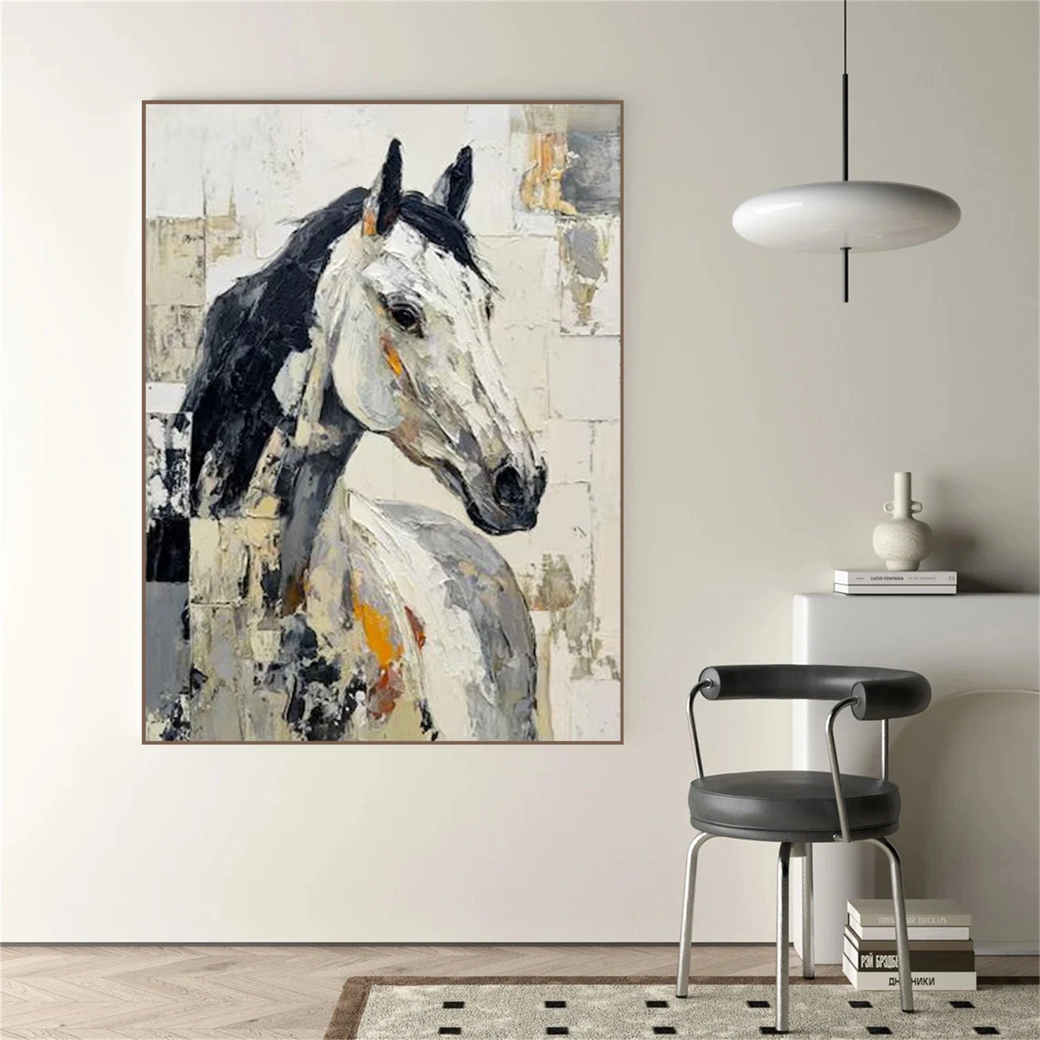 Abstract Animal Horse Wall Art #AC079