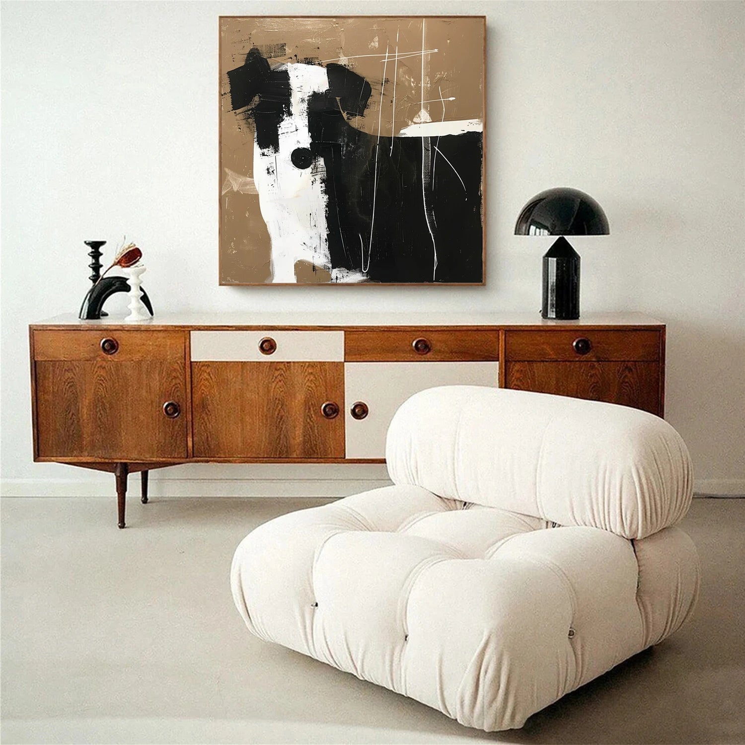 Abstract Animal Dog Wall Art #AC058
