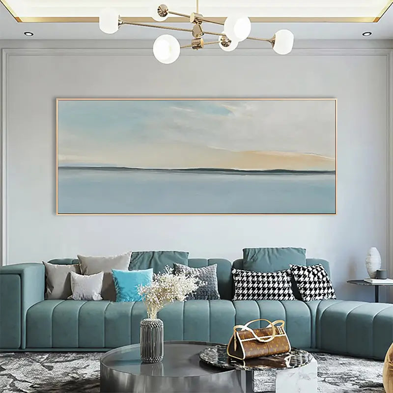 Ocean And Sky Painting Canvas #OS003