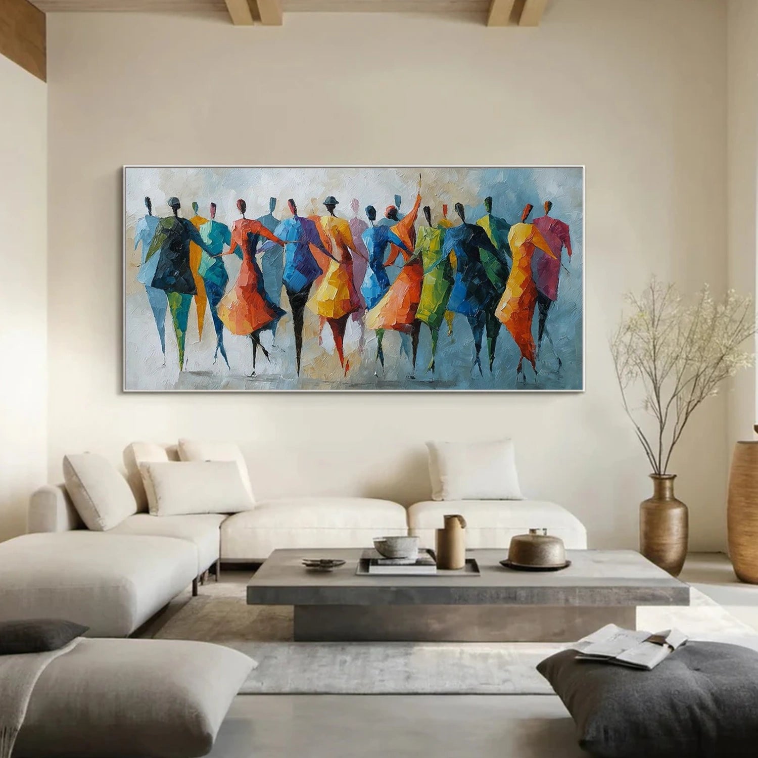 Abstract People Canvas Art #AE062