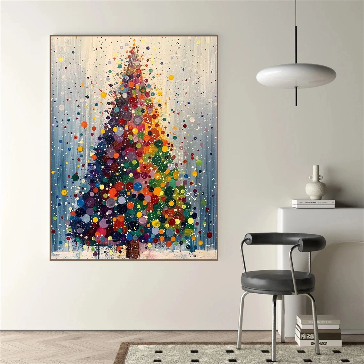 Colorful Tree Abstract Wall Art #TP083