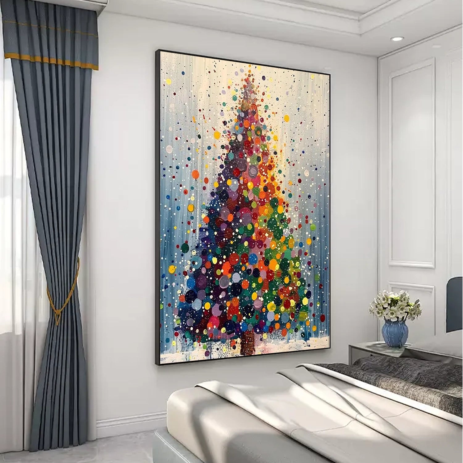 Colorful Tree Abstract Wall Art #TP083