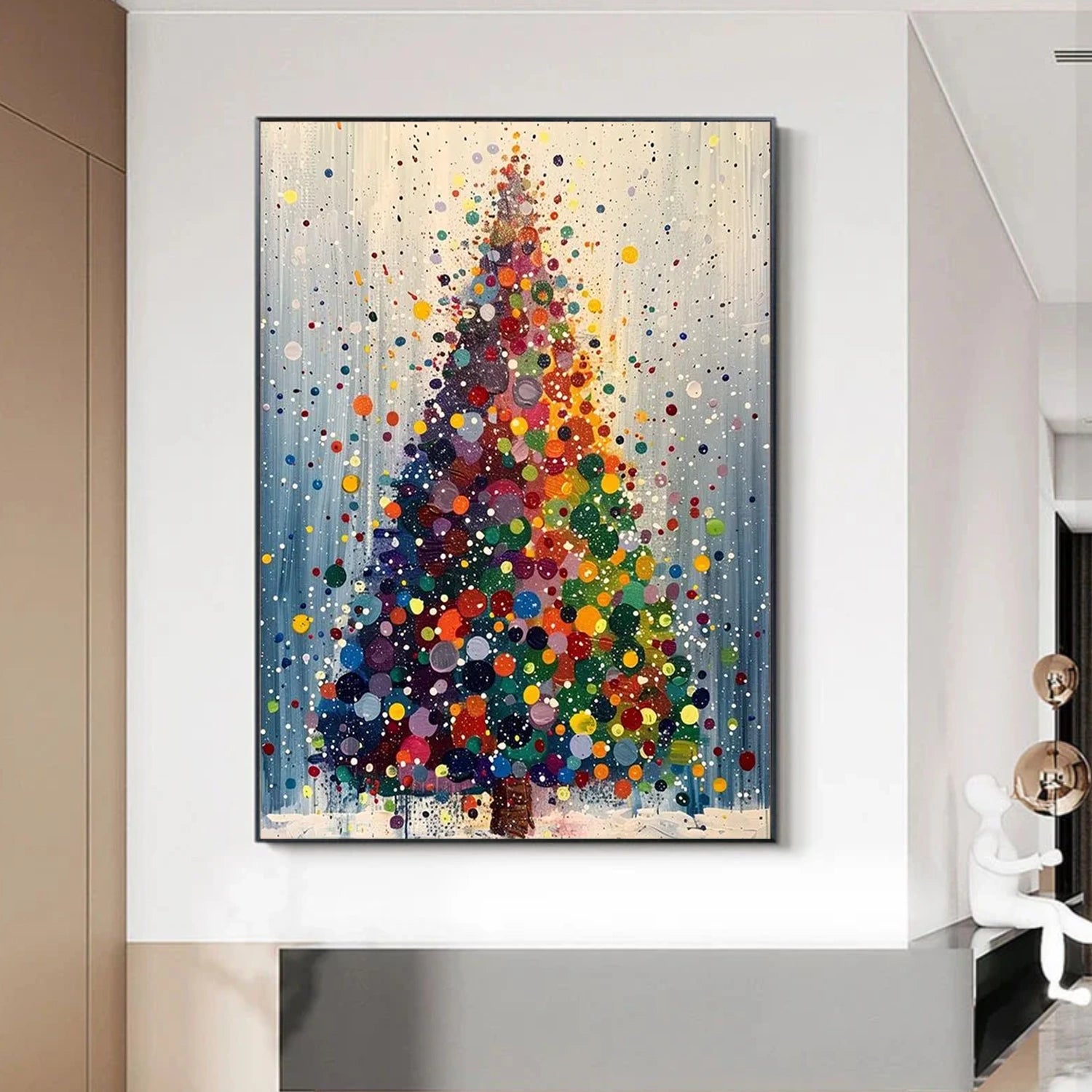 Colorful Tree Abstract Wall Art #TP083