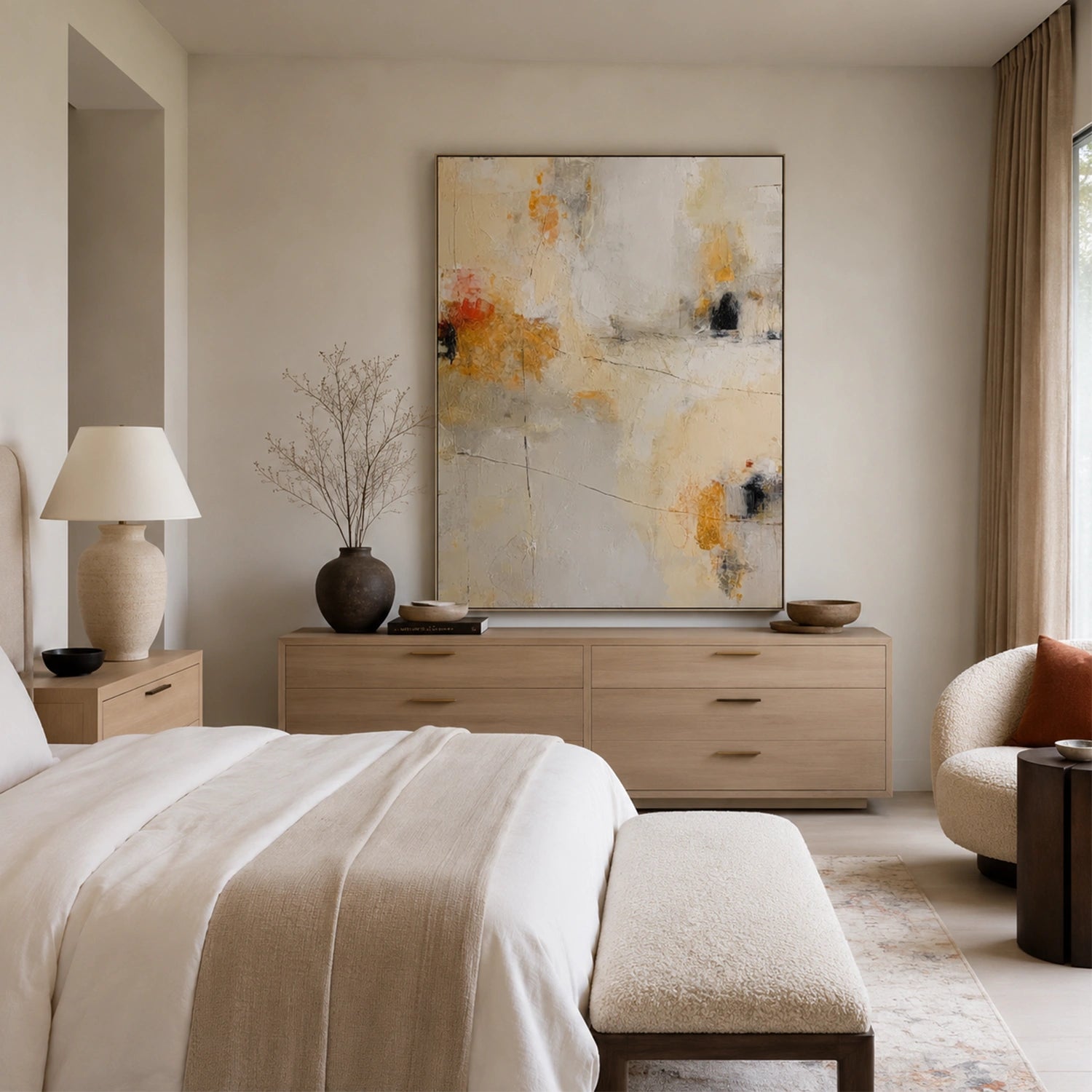 Abstract Textured Wall Art #AT166