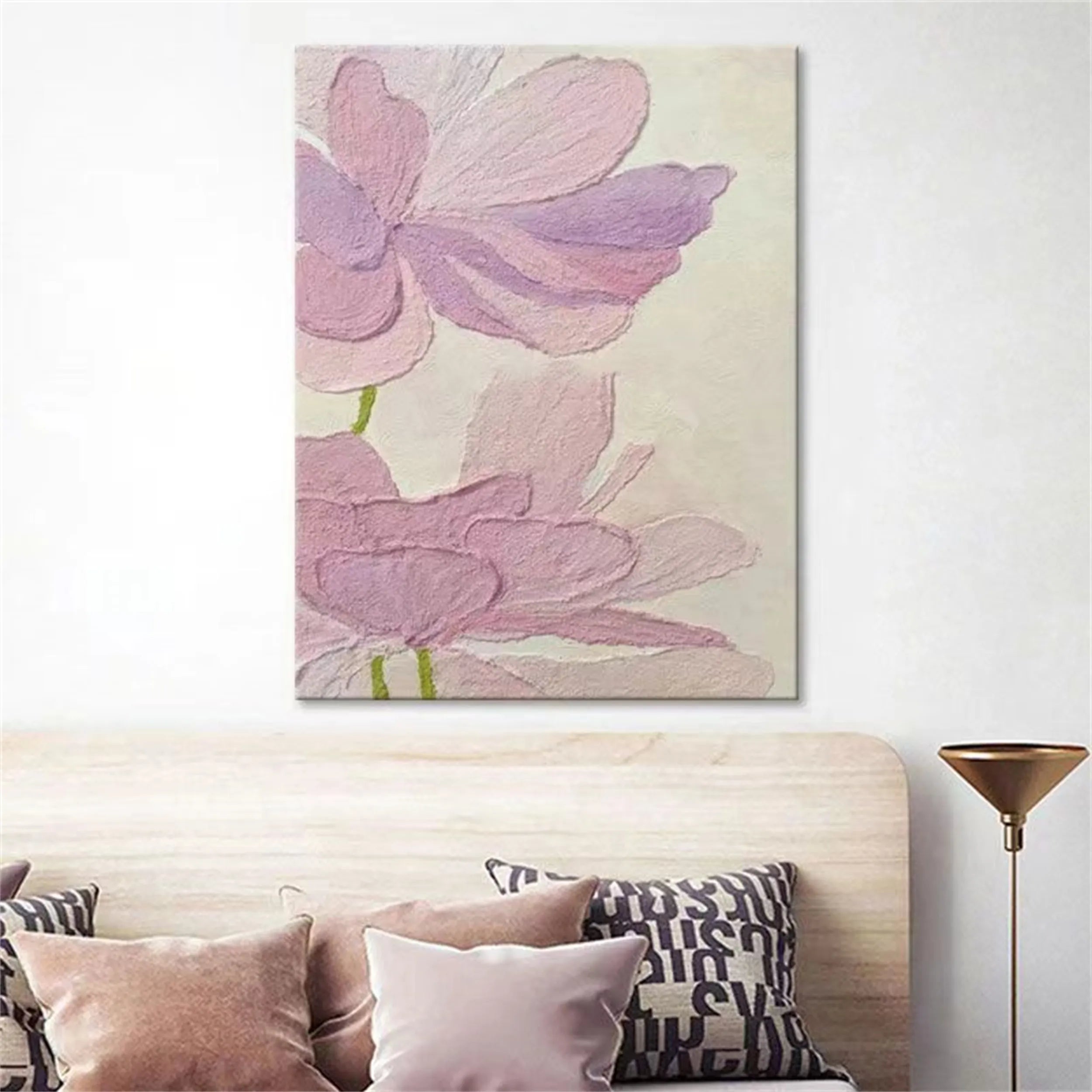 Flower Textured Painting Canvas #FP001