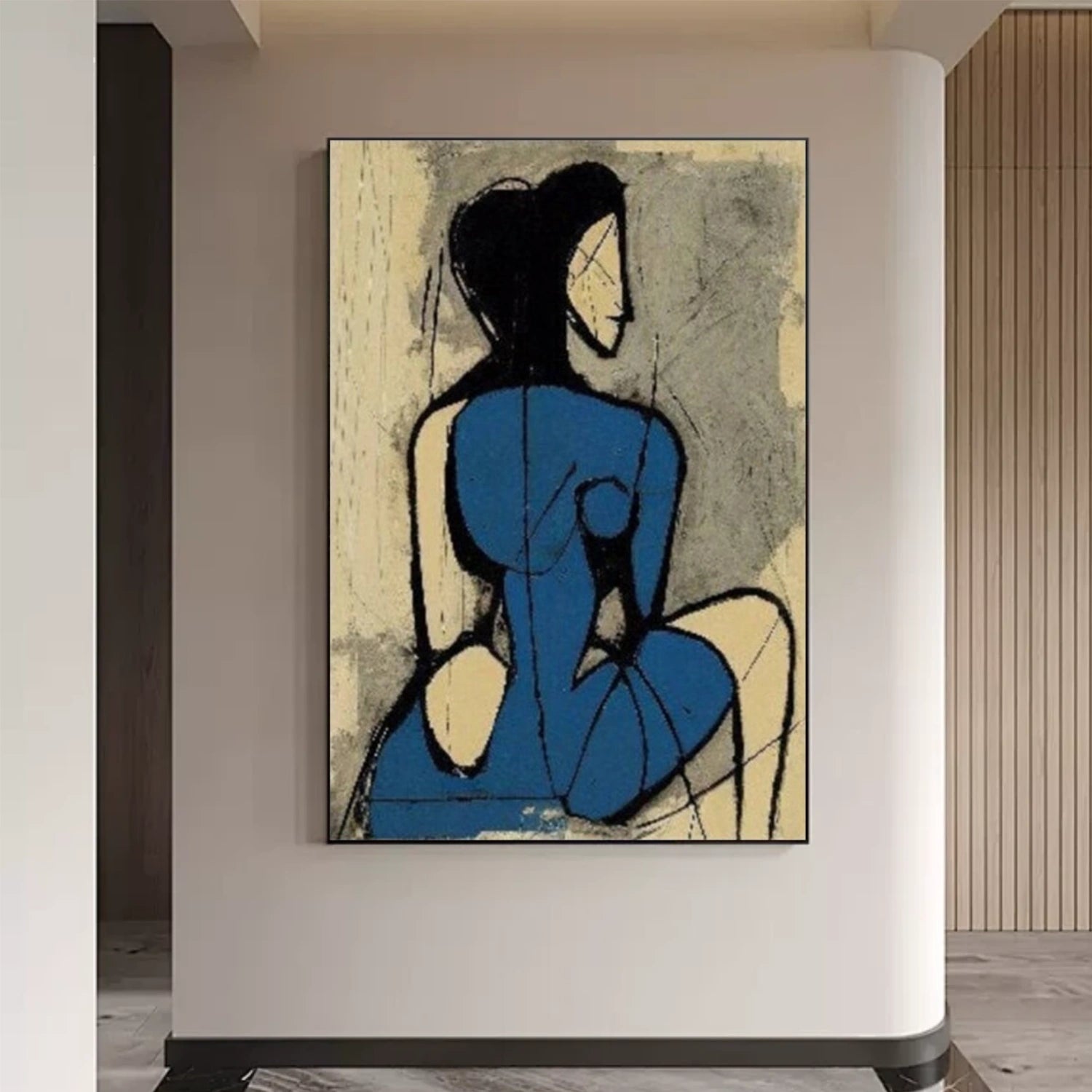 Abstract People Canvas Art #AE032