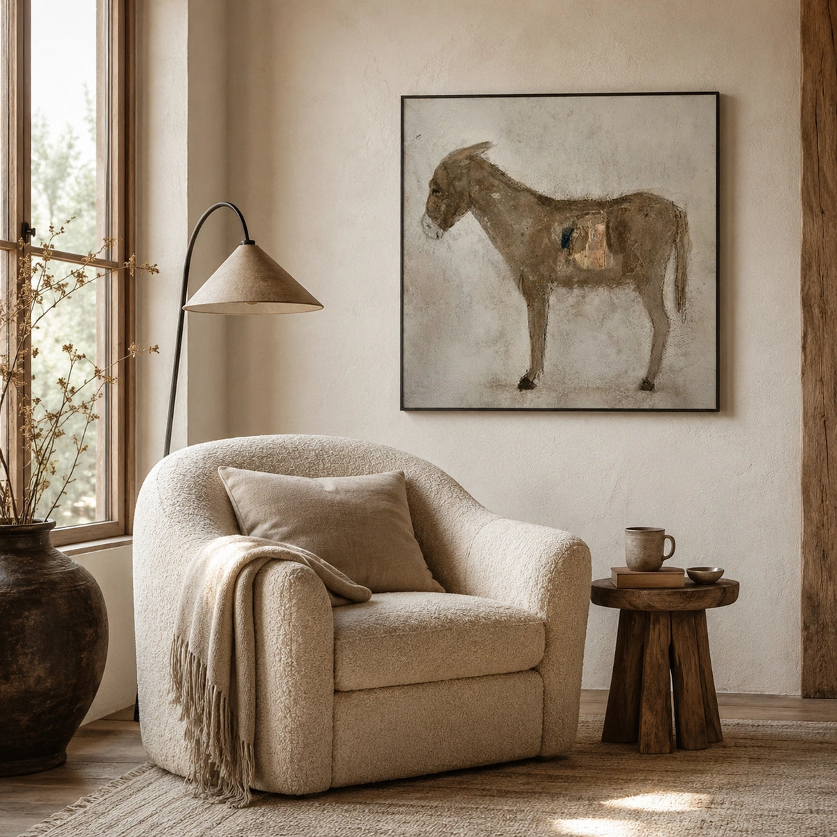 Abstract Animal Horse Wall Art #AC144