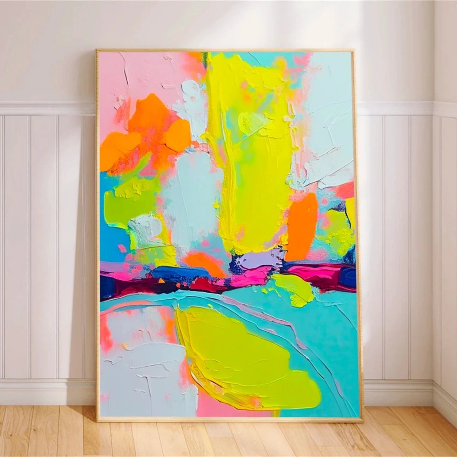 Colorful Abstract Painting Canvas #AP080