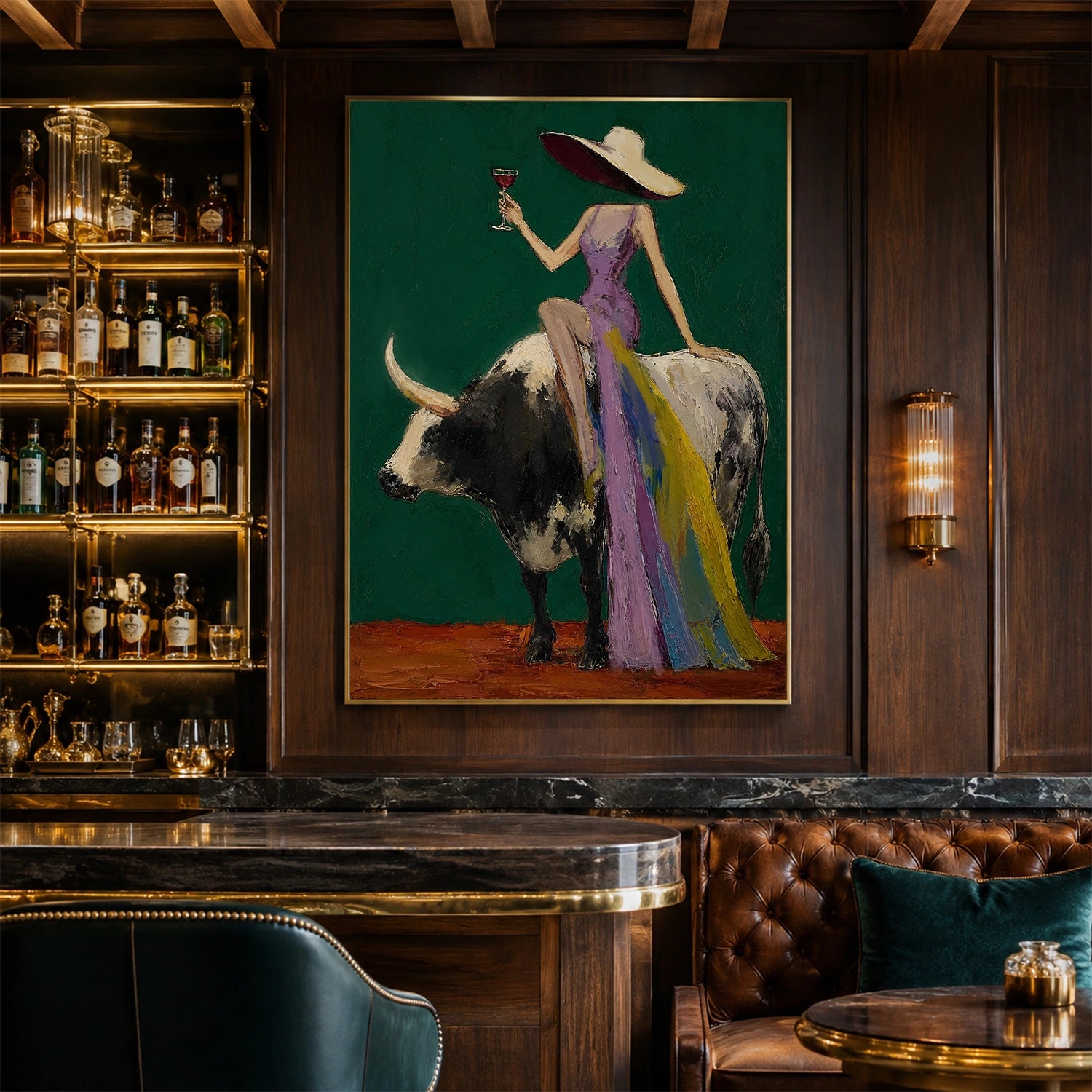 American Western Cowboy Art #VT236